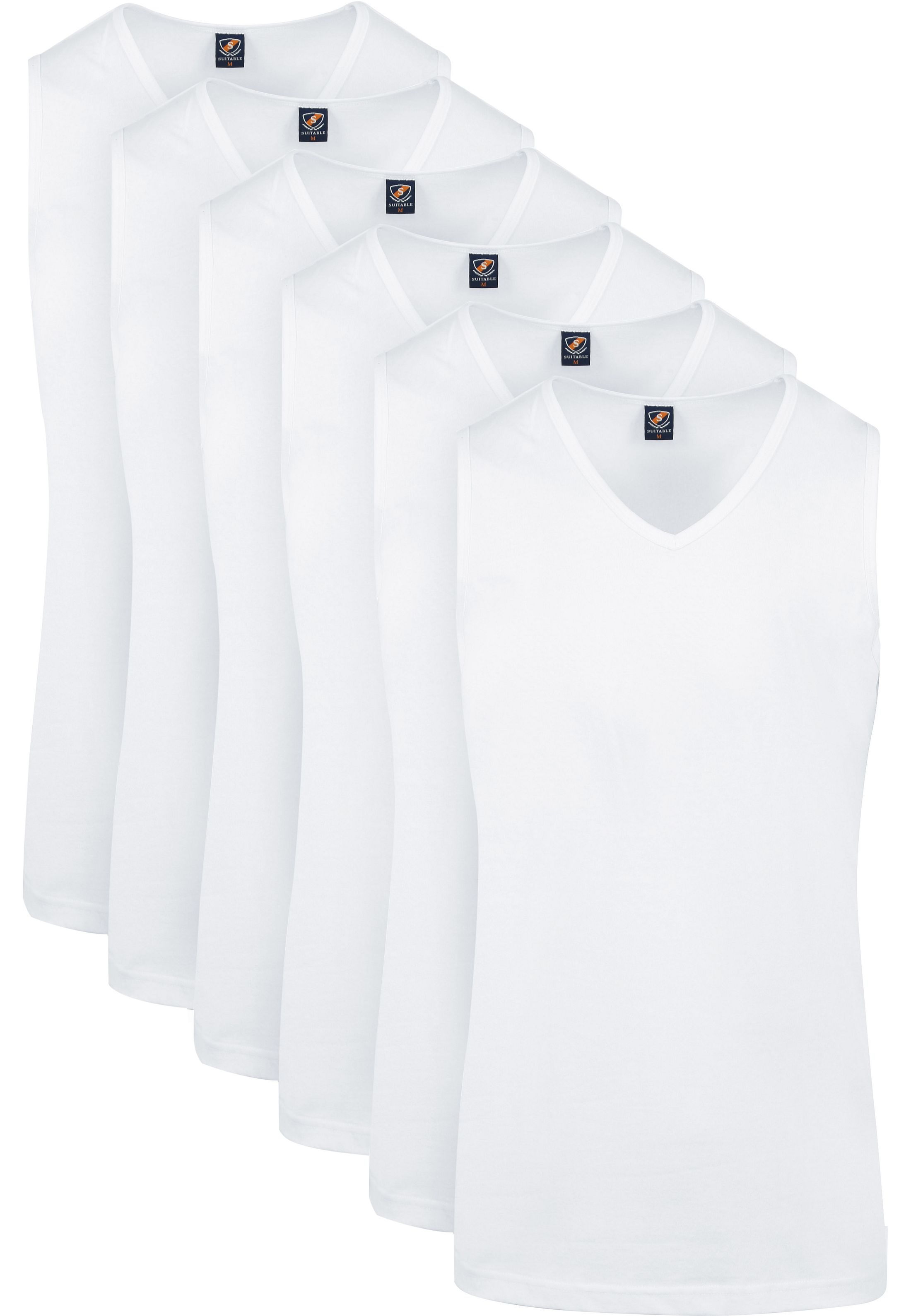 Køb Suitable Viless Singlet Hvid 6-Pack  | Suitable