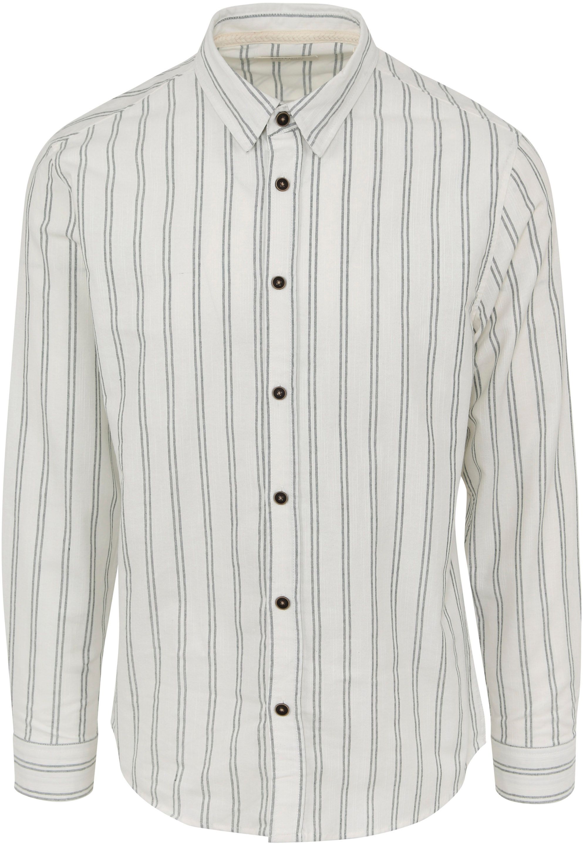 Køb Anerkjendt Skjorte Leif Hvid Stribet 9010444009 | Suitable