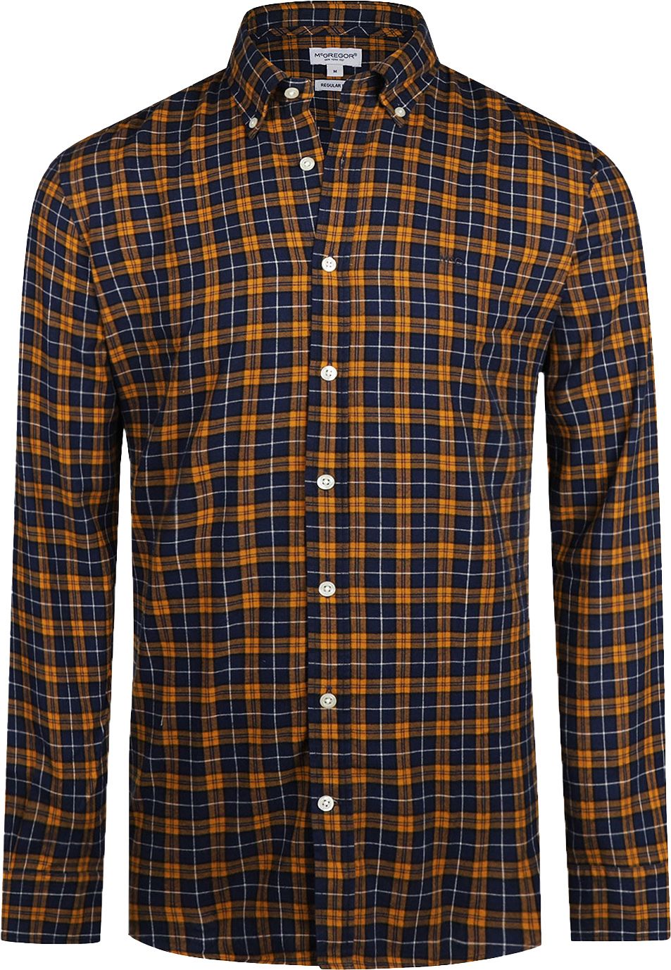 McGregor Hemd Ruit Geel Blauw MM242.6001.07-6004 kopen | Suitable