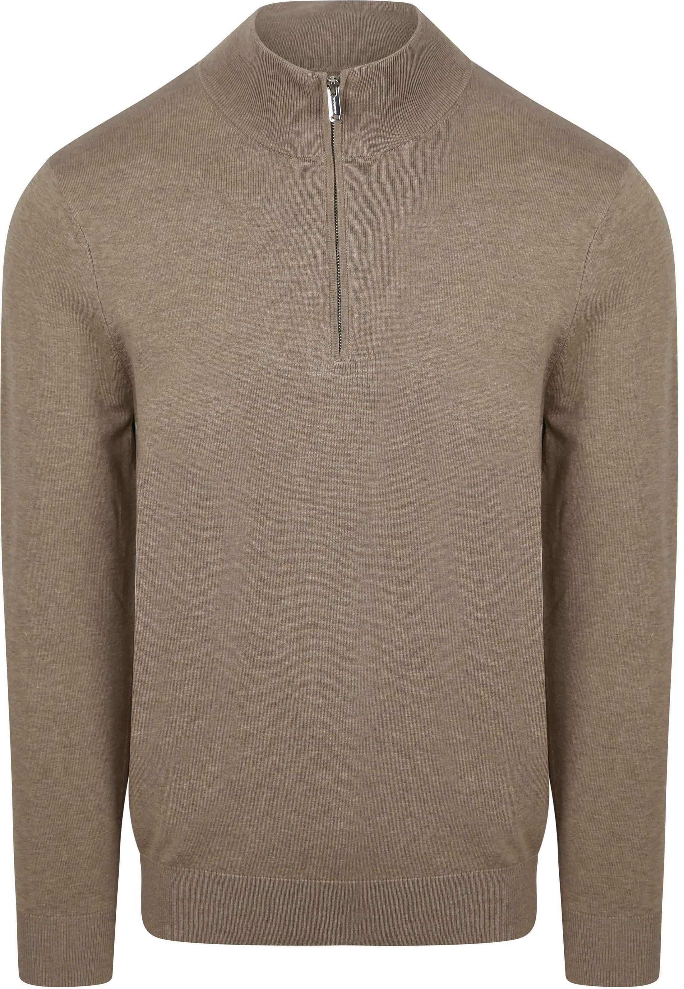 Profuomo Halvzip Pullover Lyx Beige PP2J00010C-F