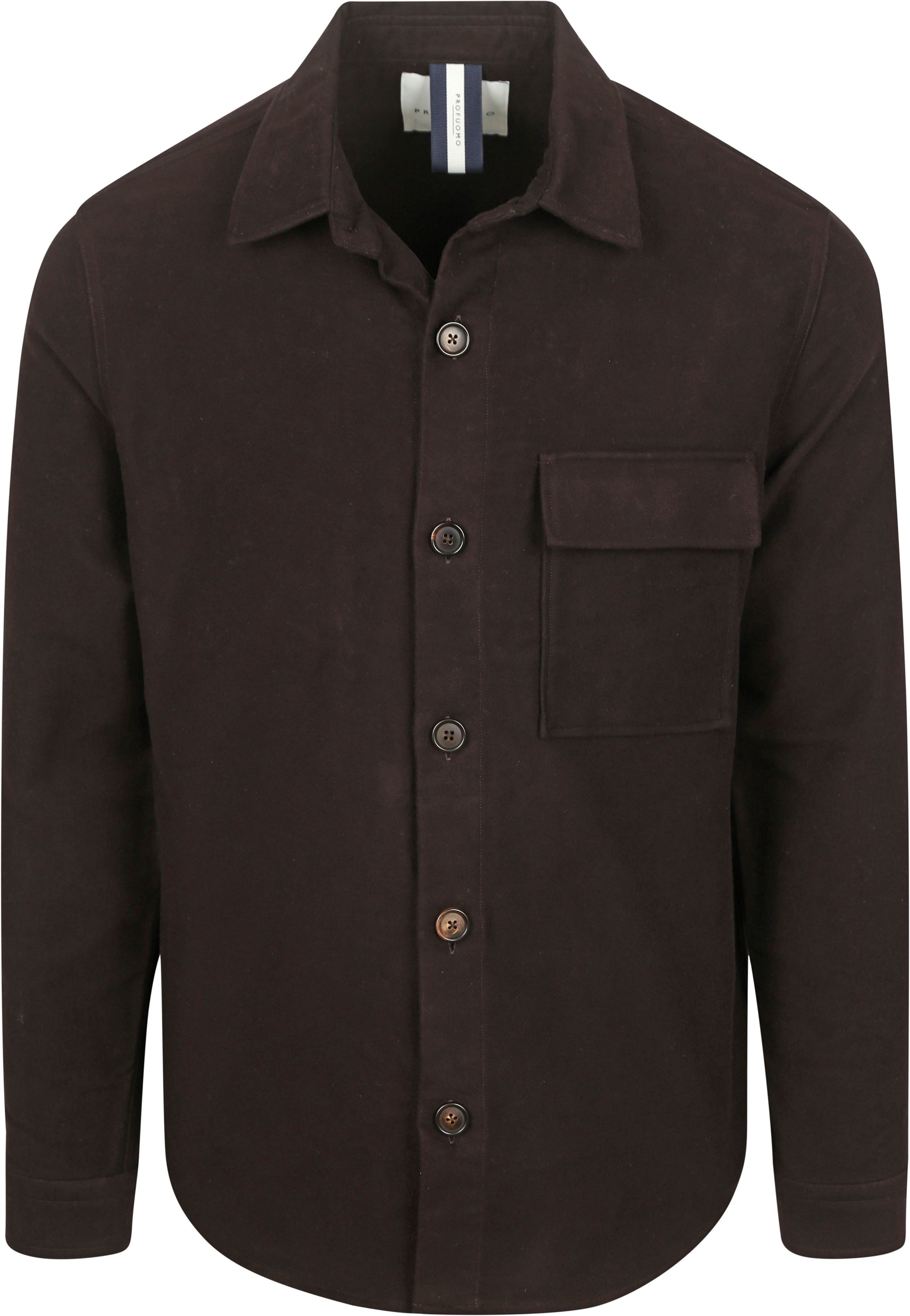 Profuomo Overshirt Moleskin Mörkbrun PPWF30001E-H2