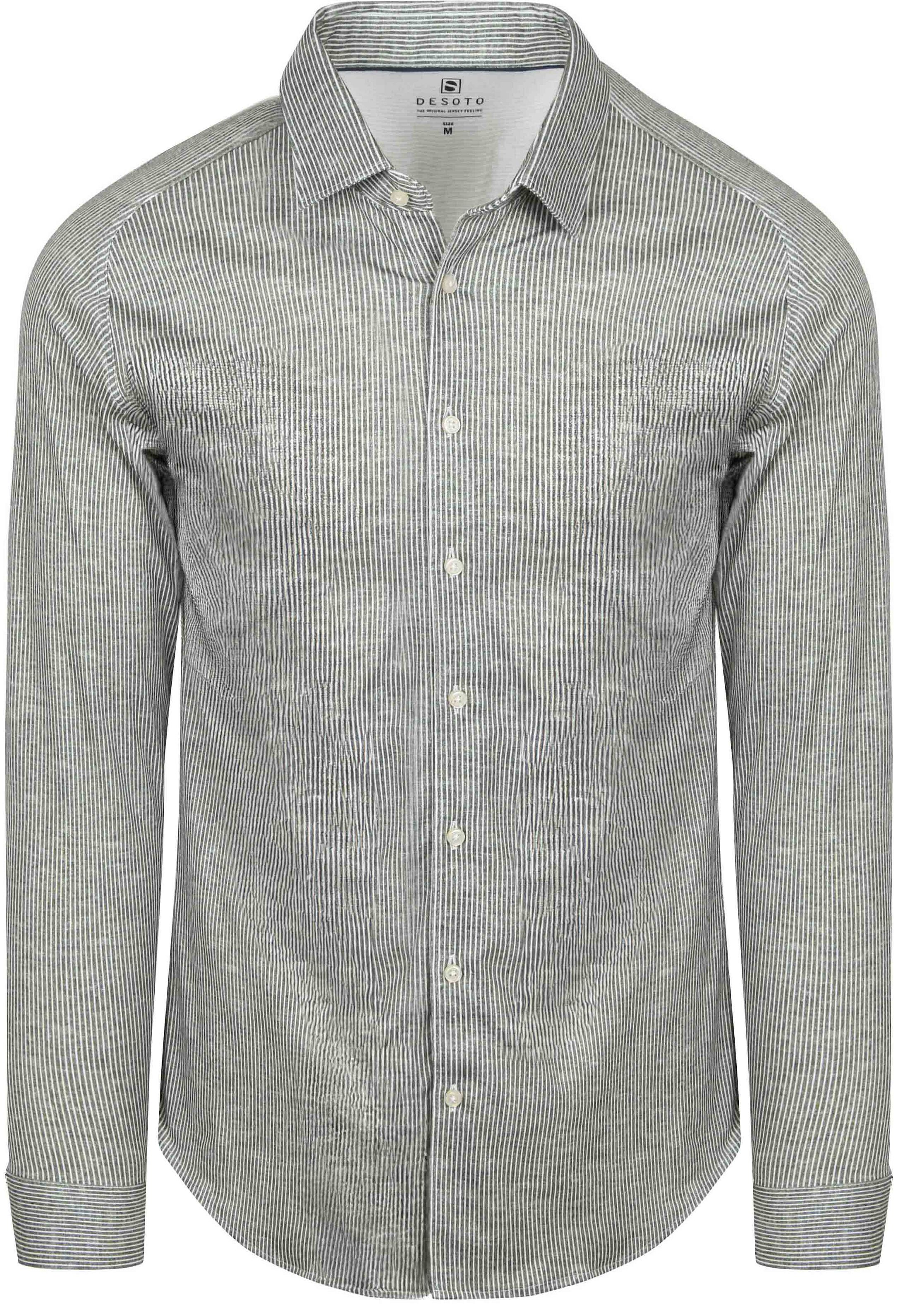 Køb Desoto Skjorte Stripe Grøn 93128-3-618 | Suitable