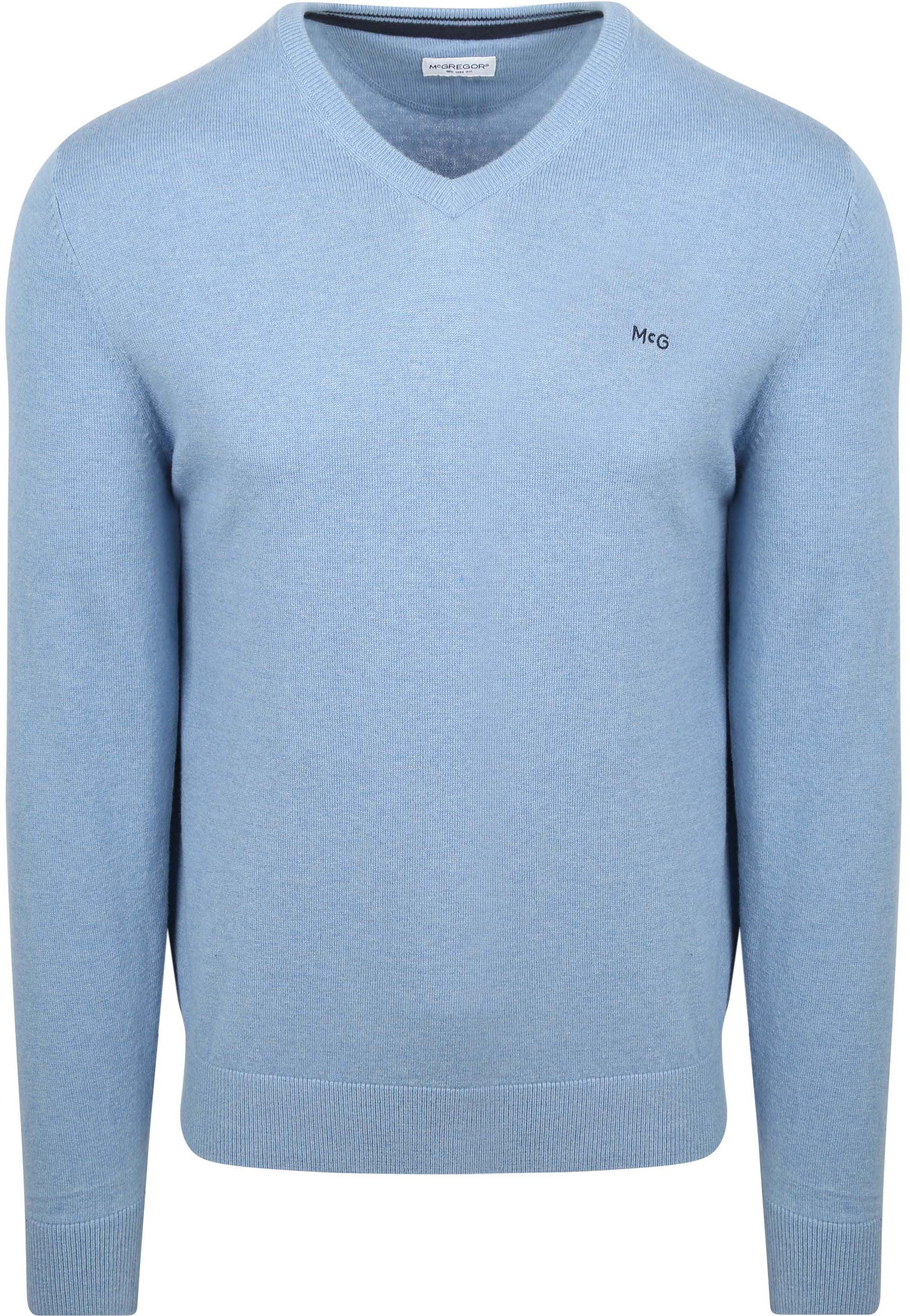 McGregor Pullover Merino Wool V-Neck Ice Blue order online | MM999.1201.01-2016 | Suitable Slovenia