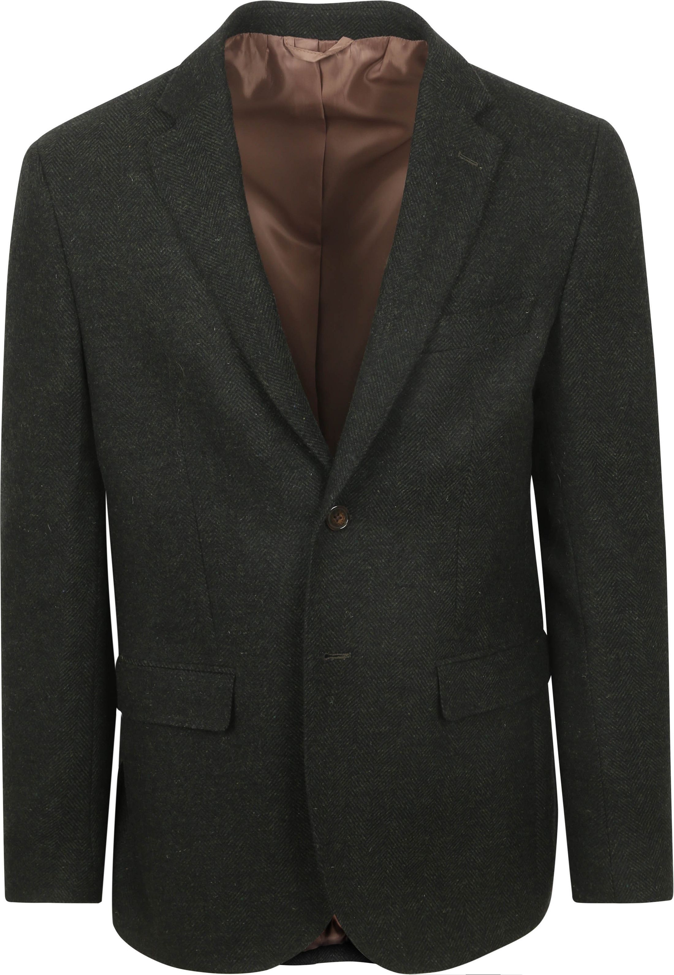 Suitable Blazer Herringbone Merino Wool Dark Green order online | BL-HERR-STBL-25.01 | Suitable Liechtenstein