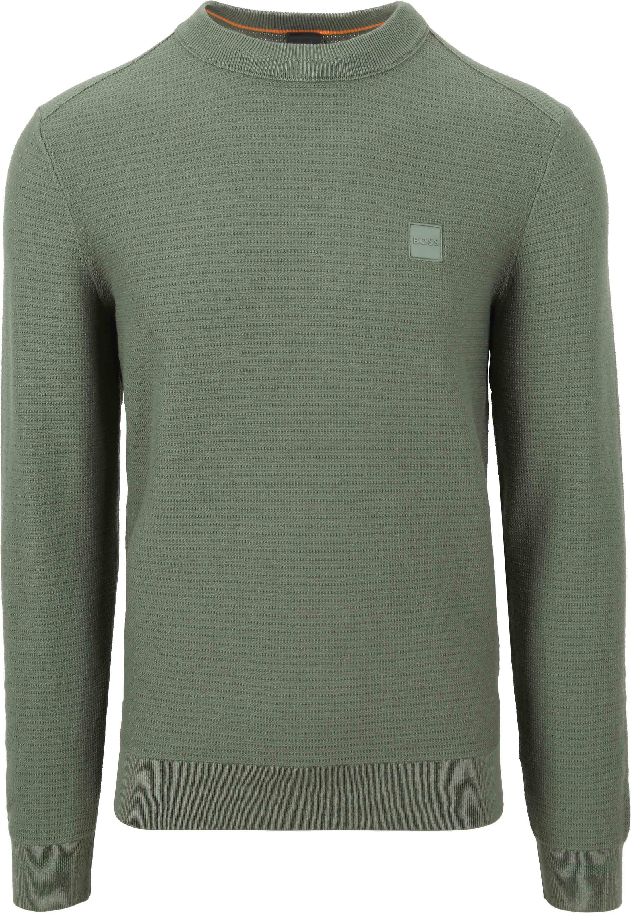 BOSS Pullover Anion Grøn 50495784-341