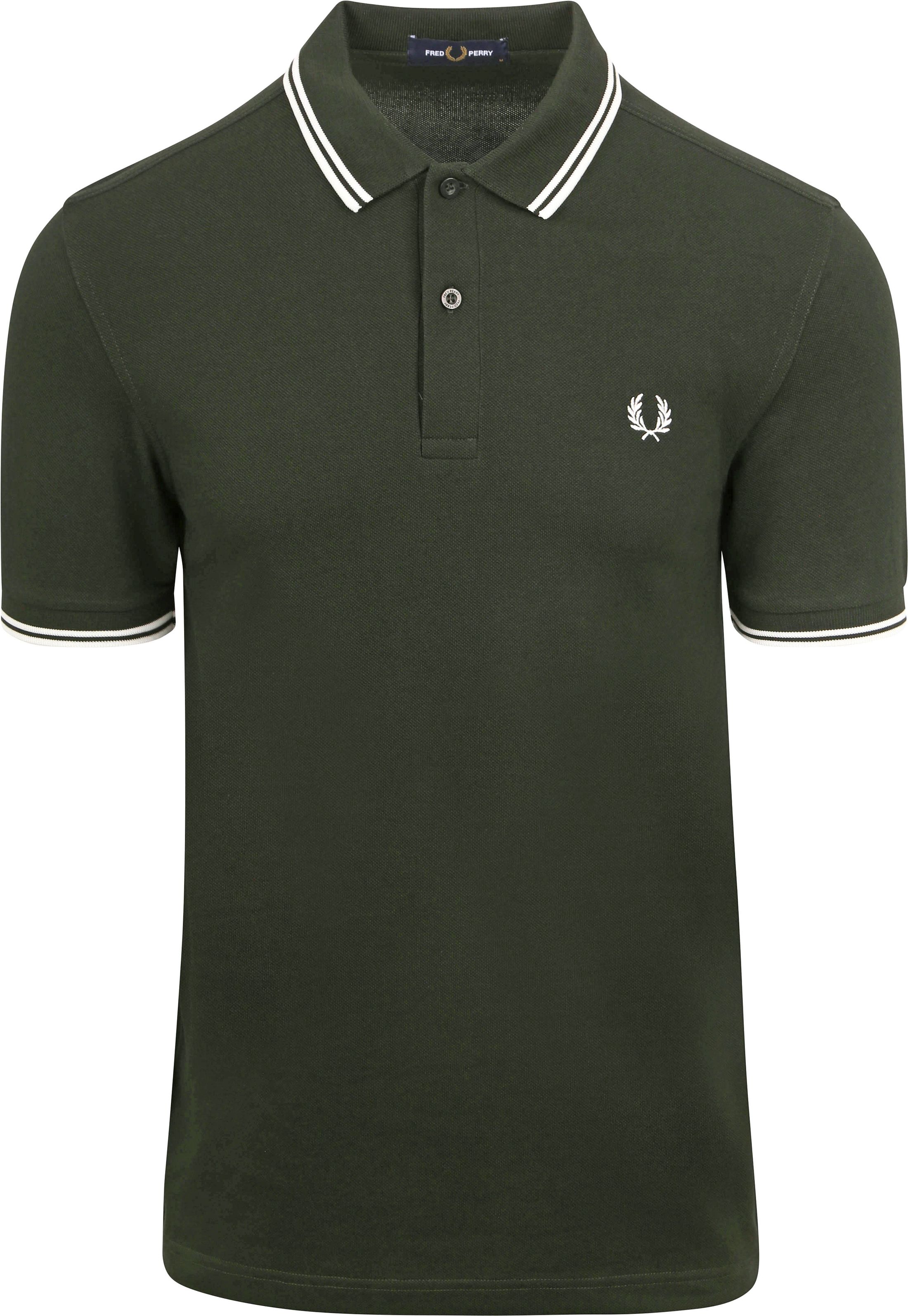 Fred Perry Poloskjorte M3600 Mørkegrønn T50 M3600-T50