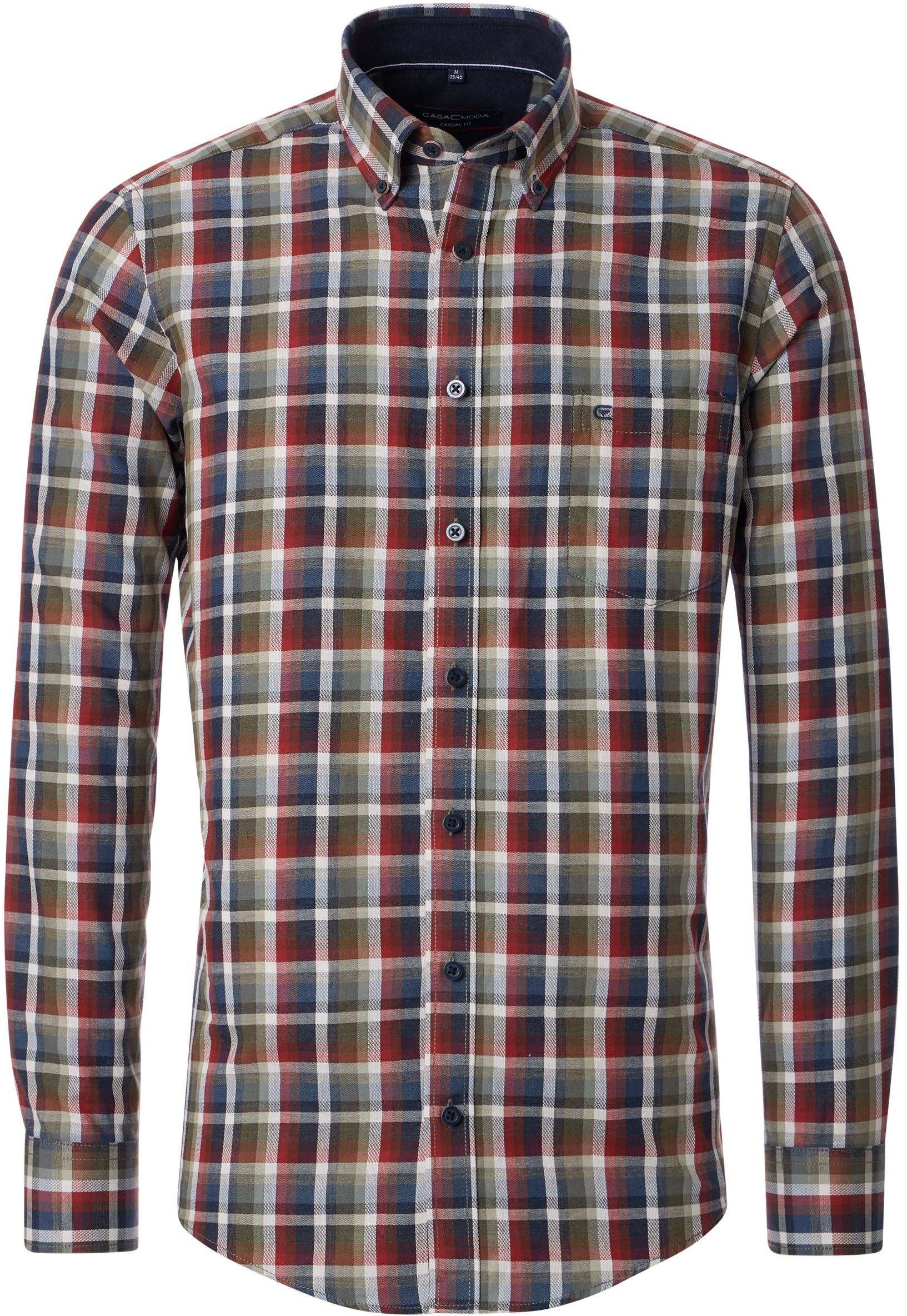 CASAMODA Chemise Multicolour A Carreaux commander en ligne | 444304100-450 | Suitable Luxembourg