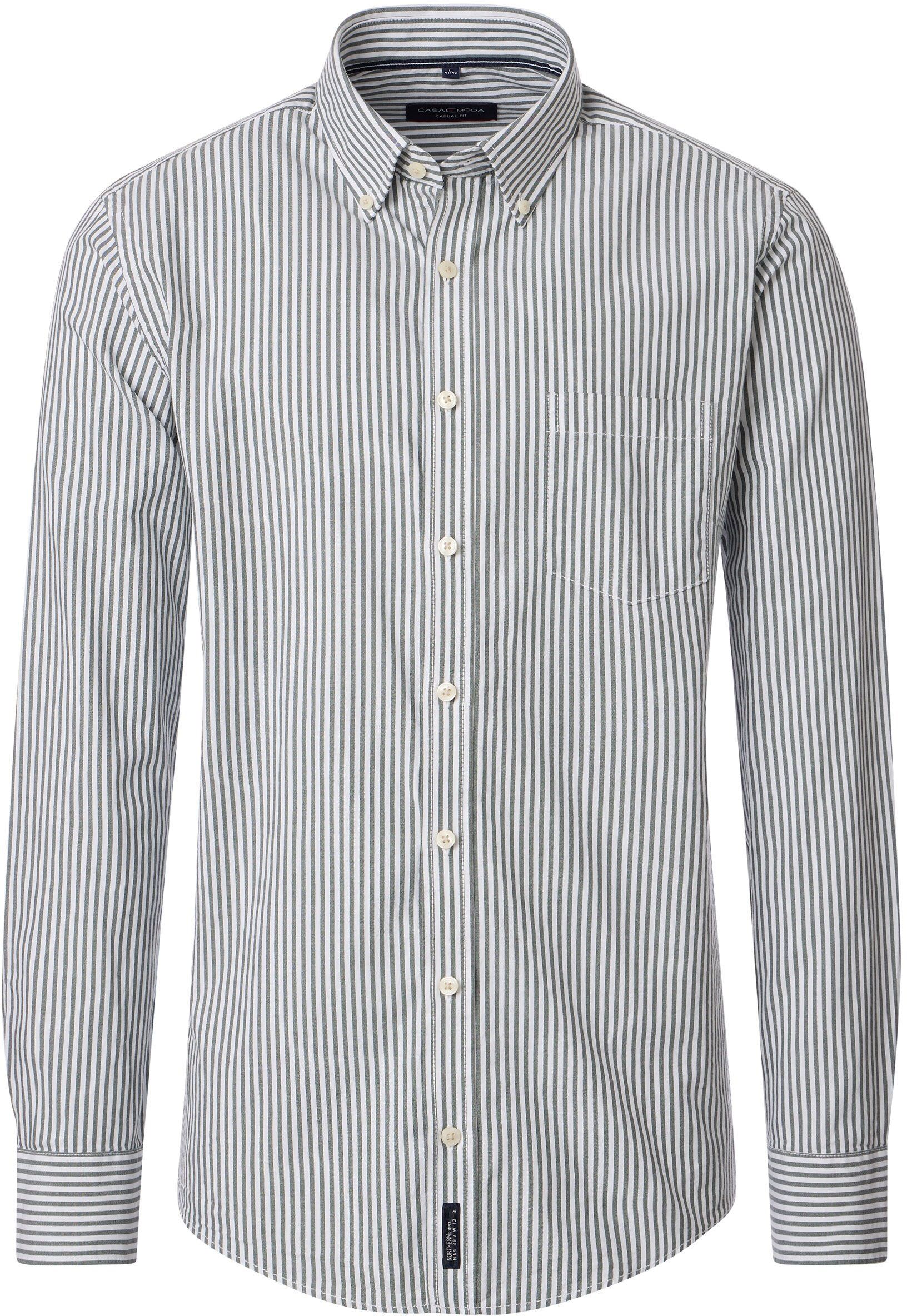 CASAMODA Casual Shirt Stripes Green order online | 454487700-300 | Suitable Greece