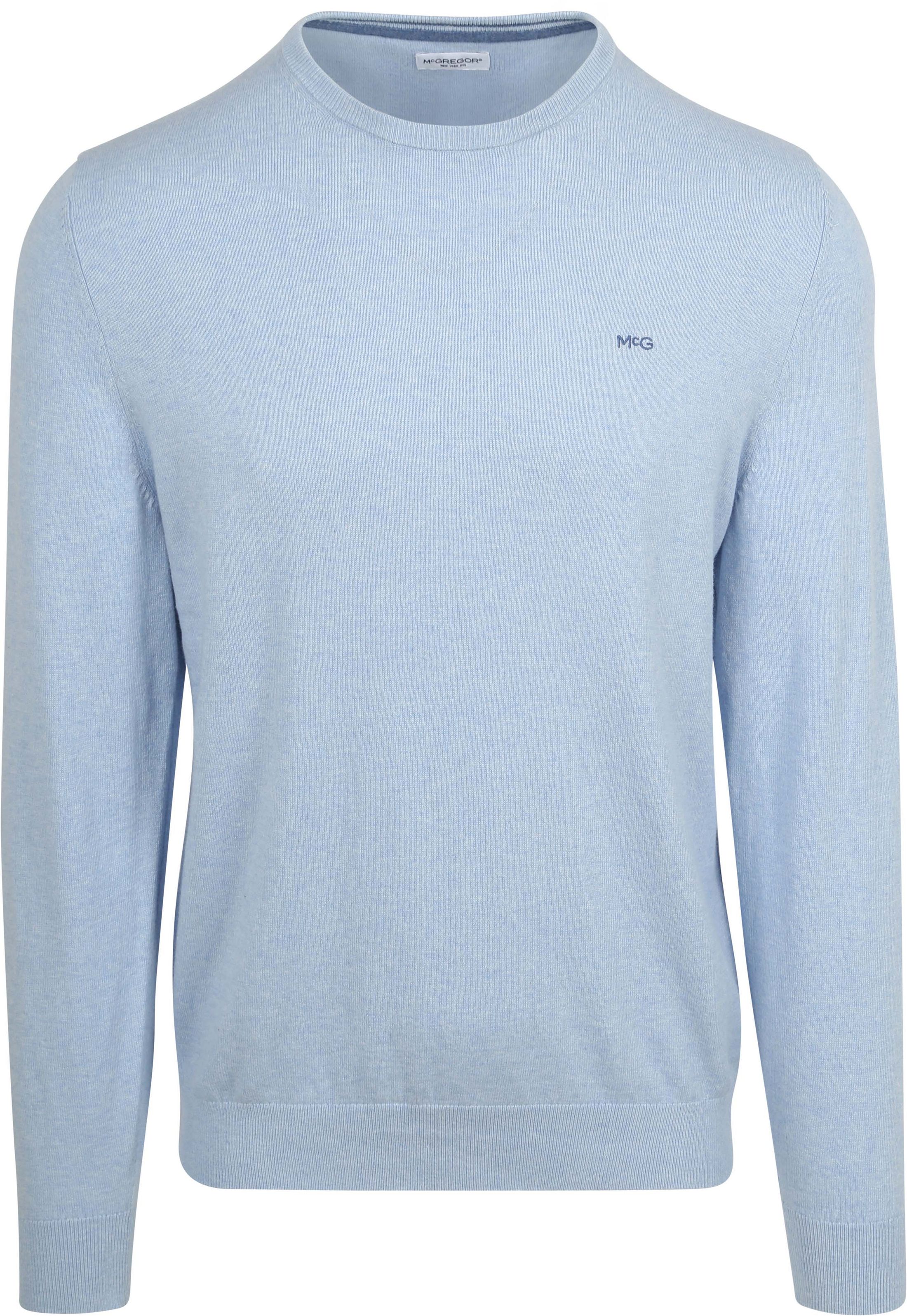 Køb McGregor Strik Cotton Cashmere Powder Blå MM999.1202.01-2001 | Suitable