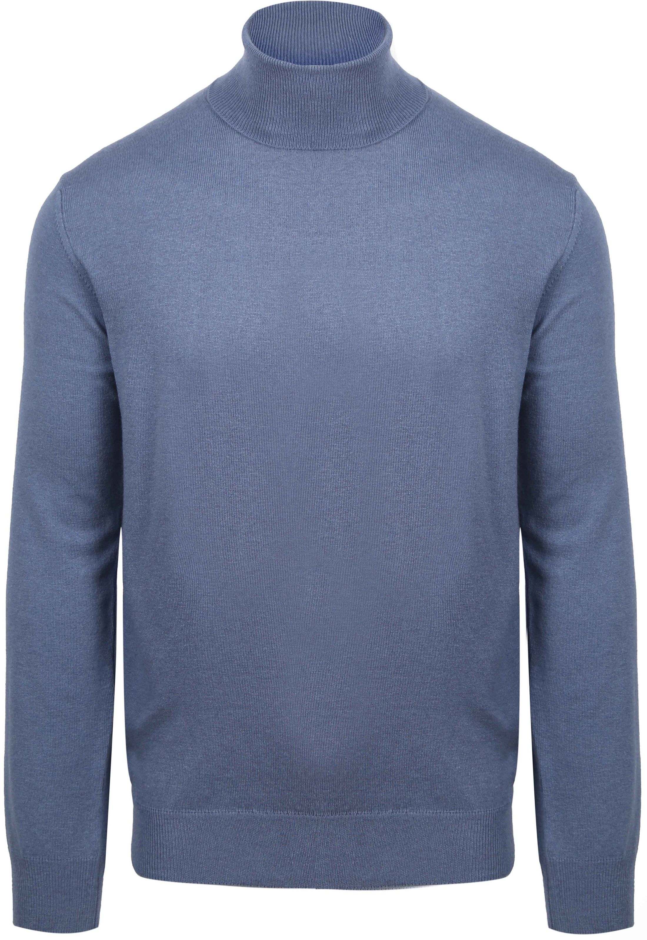 Køb Suitable Ecotec rullekravetrøje Blå KN-ECO-COLL-23-07 | Suitable
