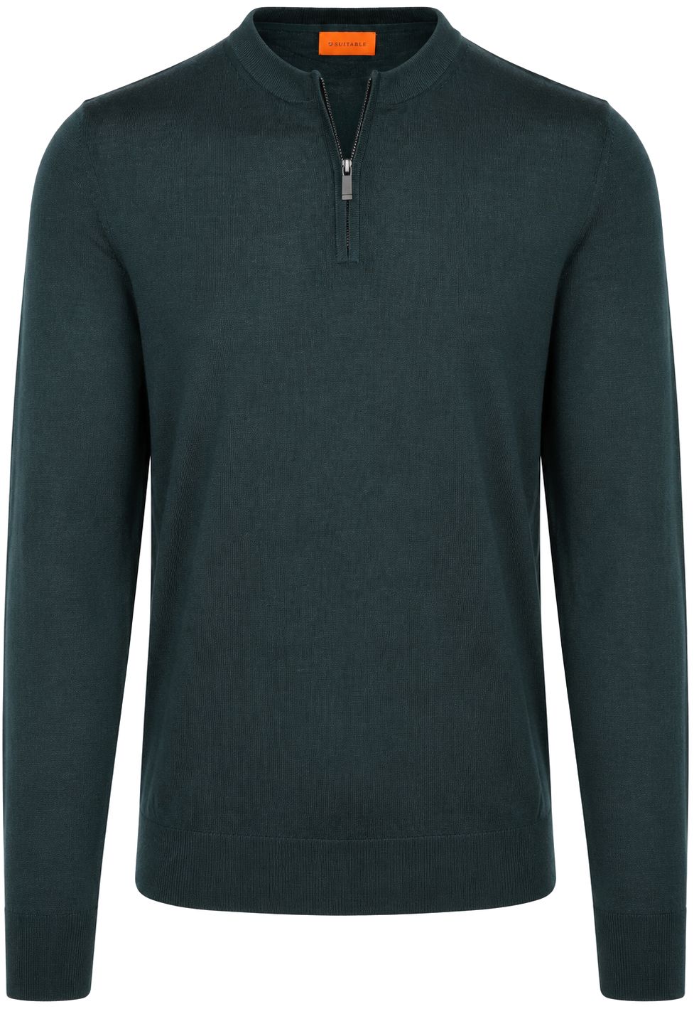 Køb Suitable Besætning Lynlås Merino Mørkegrøn PU-MRI-CRZI-26-DG | Suitable