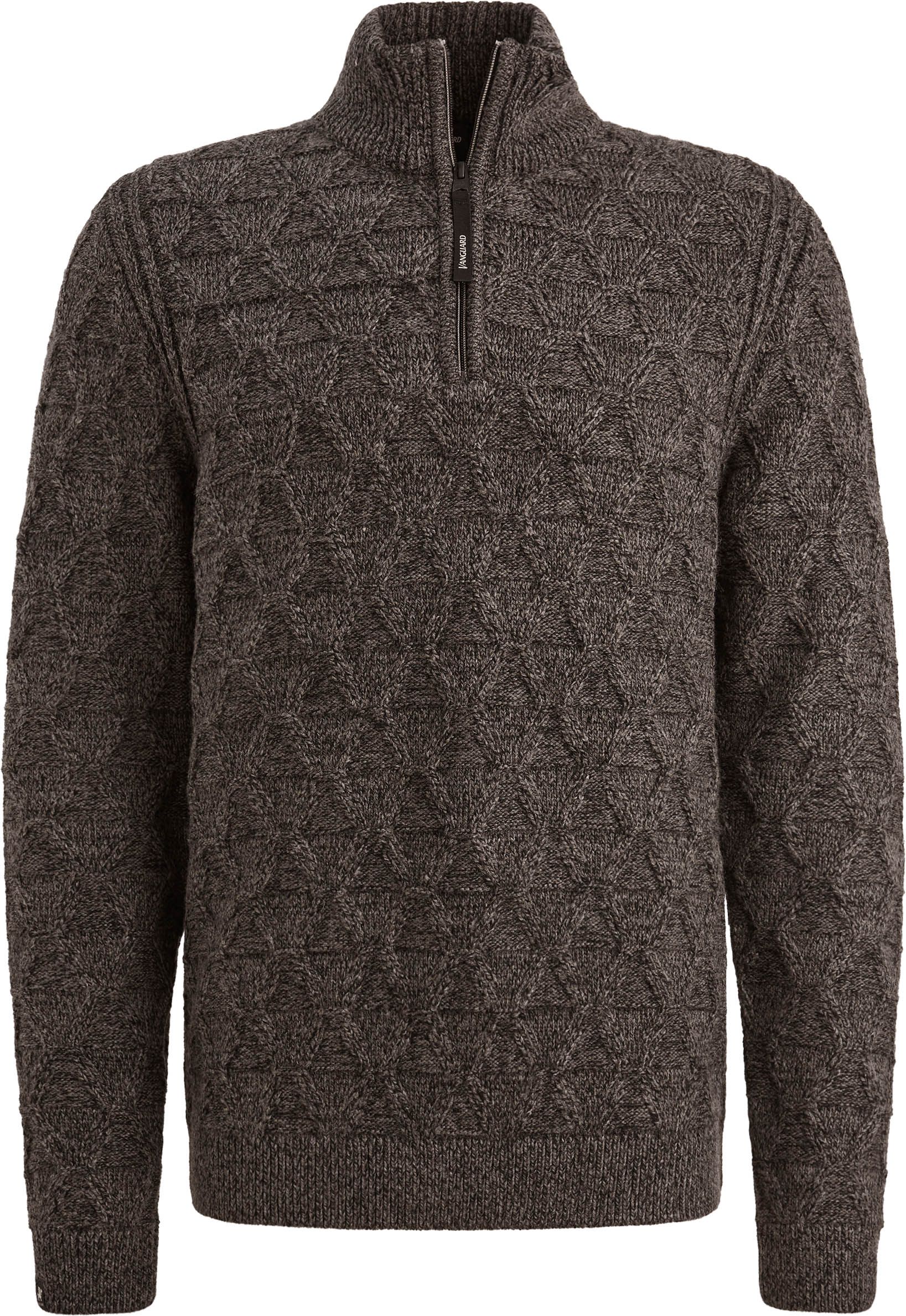 Vanguard Halfzip Pullover Wool Blend Braun VKW2510338-9141 kaufen | Suitable