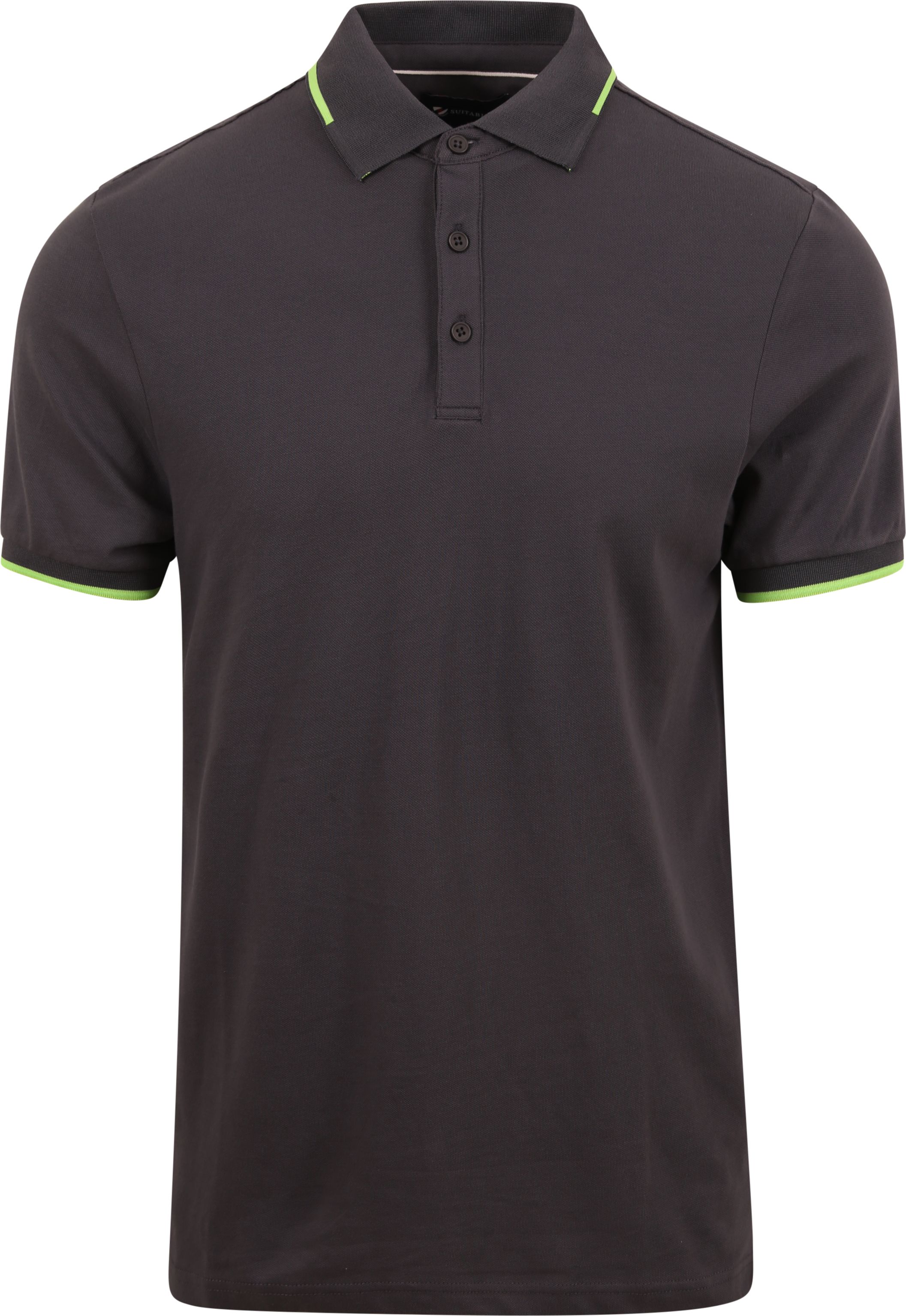Suitable Fluo B Polo Shirt Anthracite order online | SPE23108HA45ST-980 antra | Suitable Liechtenstein