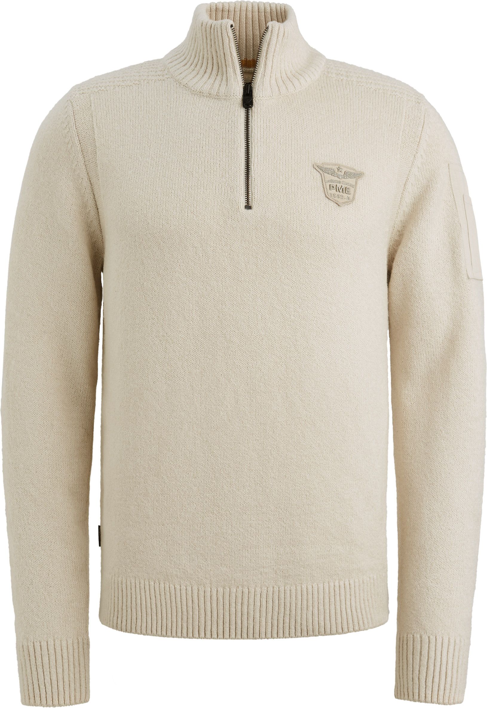 PME Legend Sweter Biały PKW2510314-910 