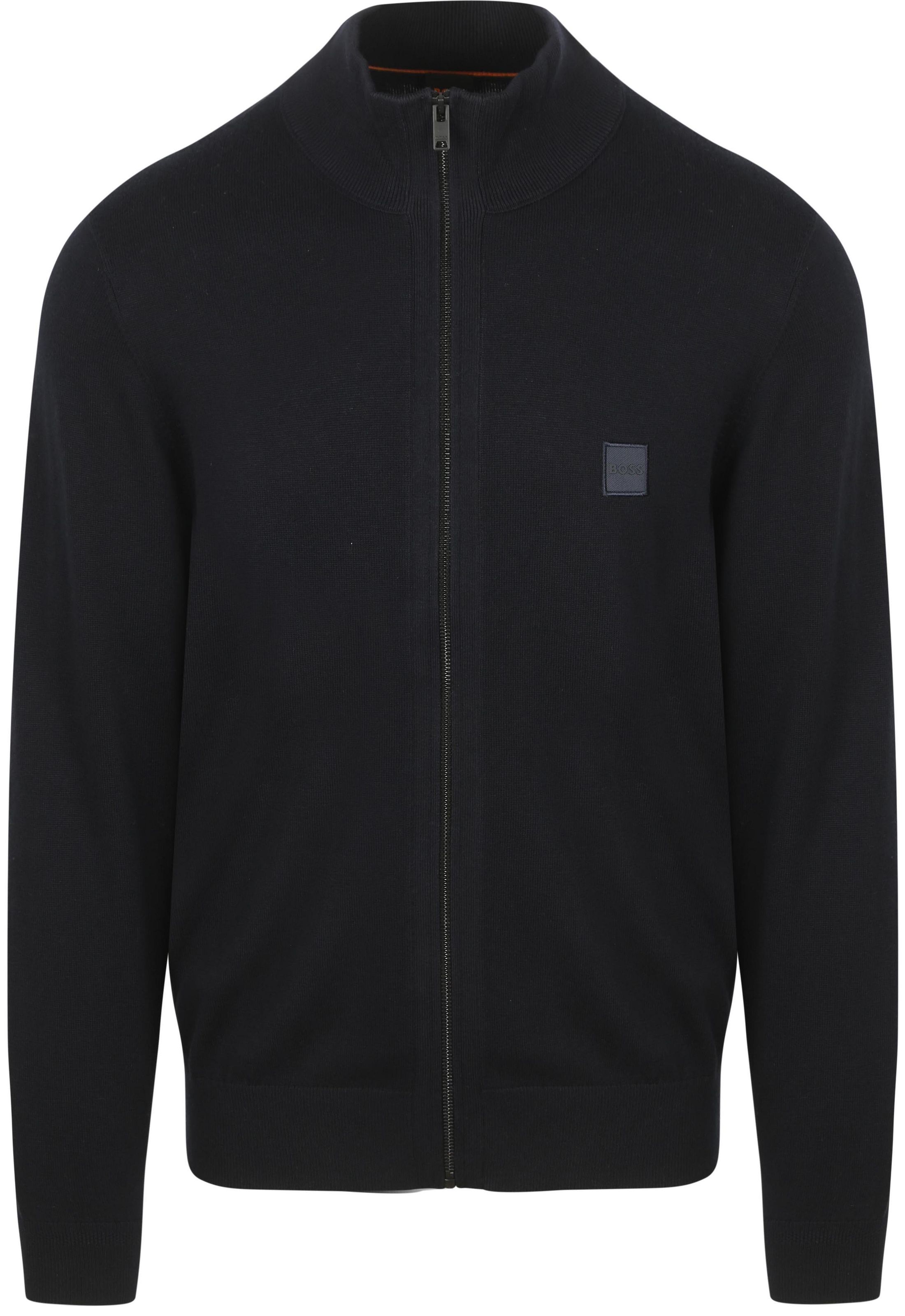 BOSS Kanozip Vest Mørkeblå 50543692-404