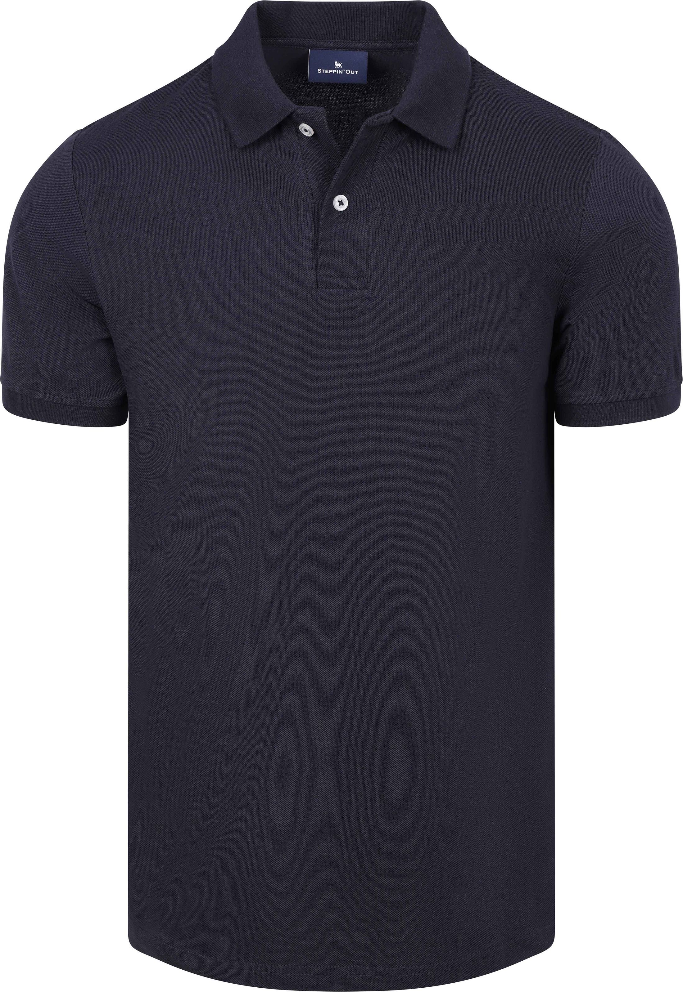 Steppin' Out Polo Granatowy PO-PIQUE-NAVY 