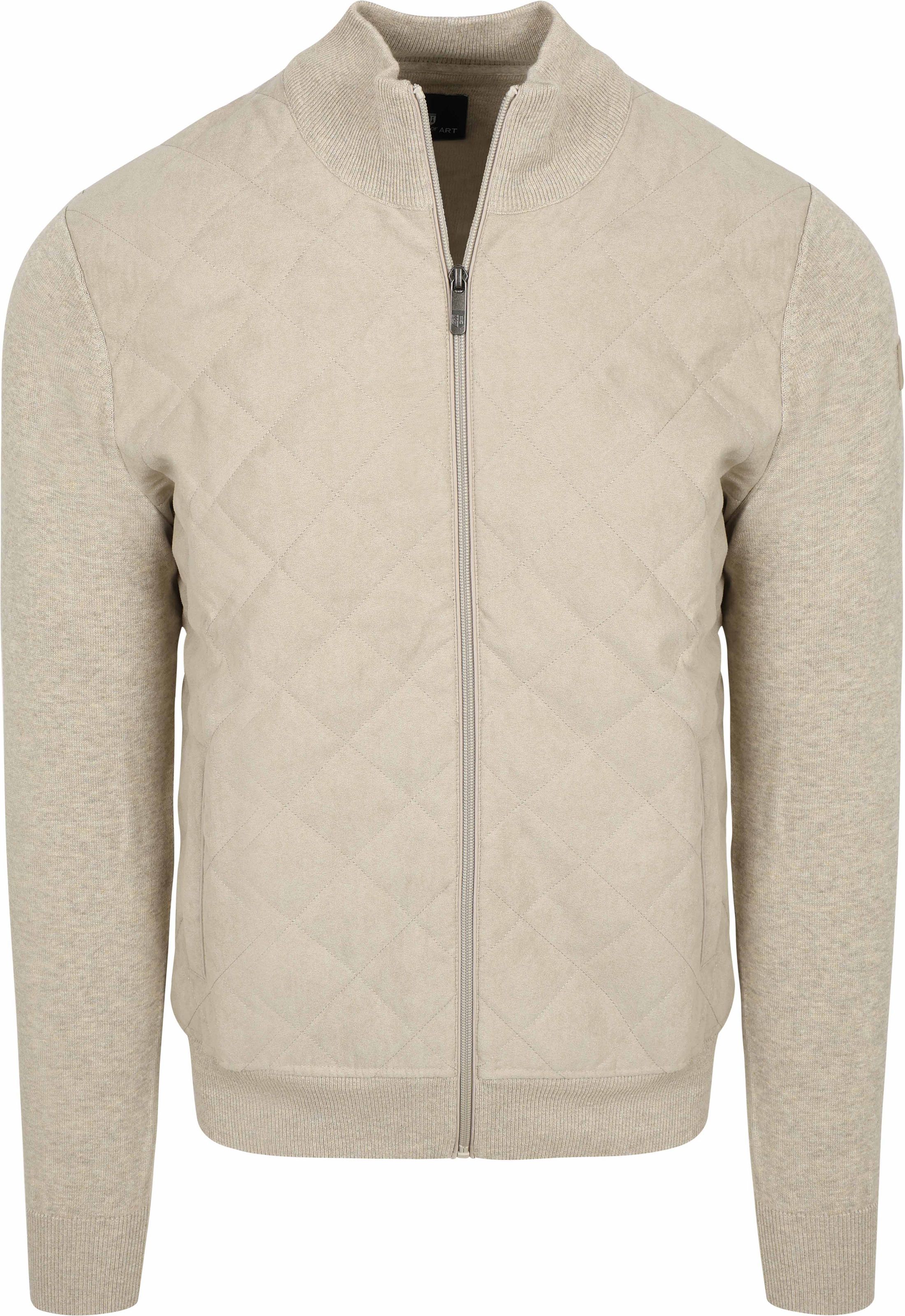 CASAMODA Gilet Zippé Hybride Matelassé Taupe 16126051-8700 commander en ligne | Suitable