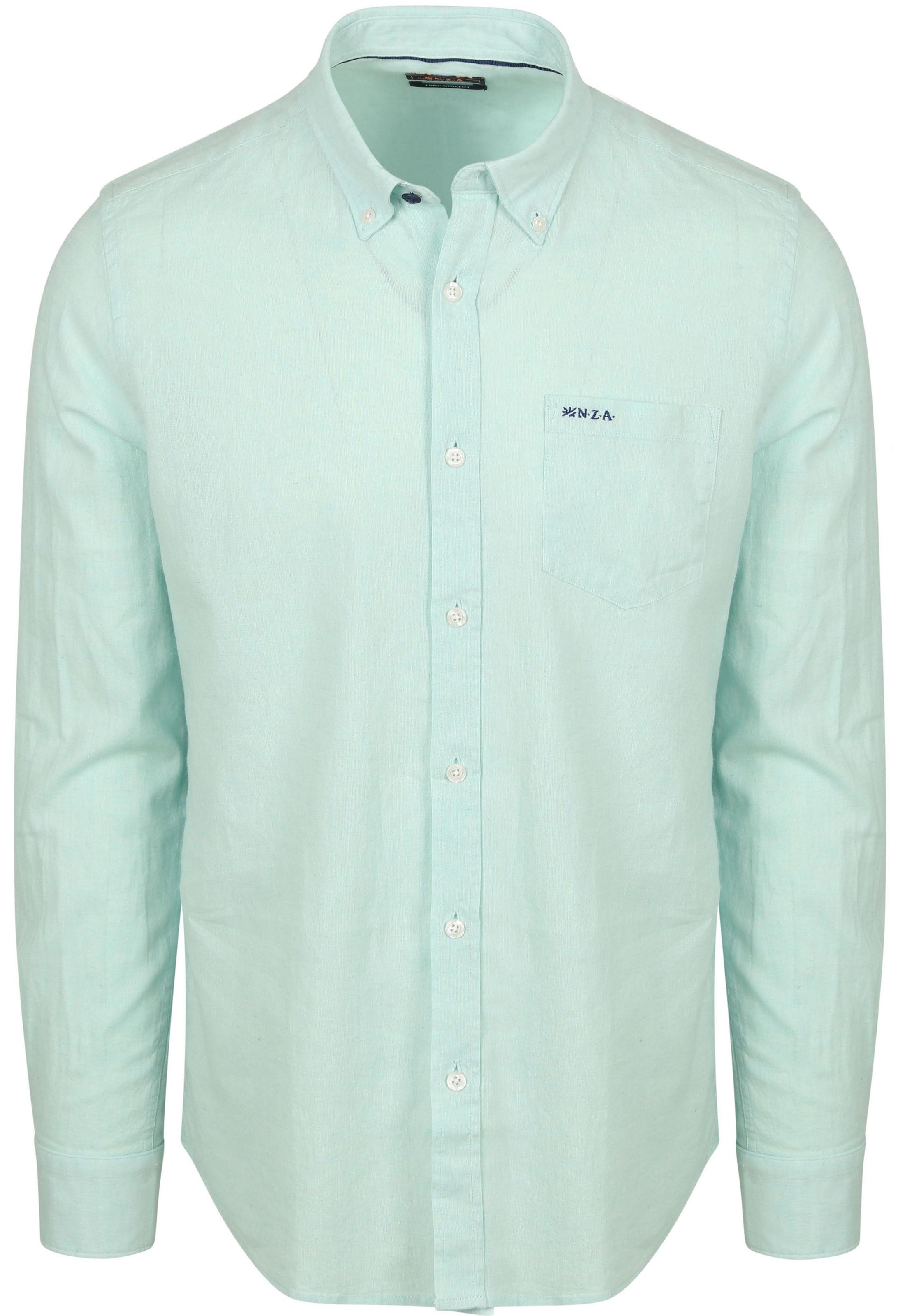 NZA Shirt Linnen Blend Aqua 26CN506-1796 kopen | Suitable