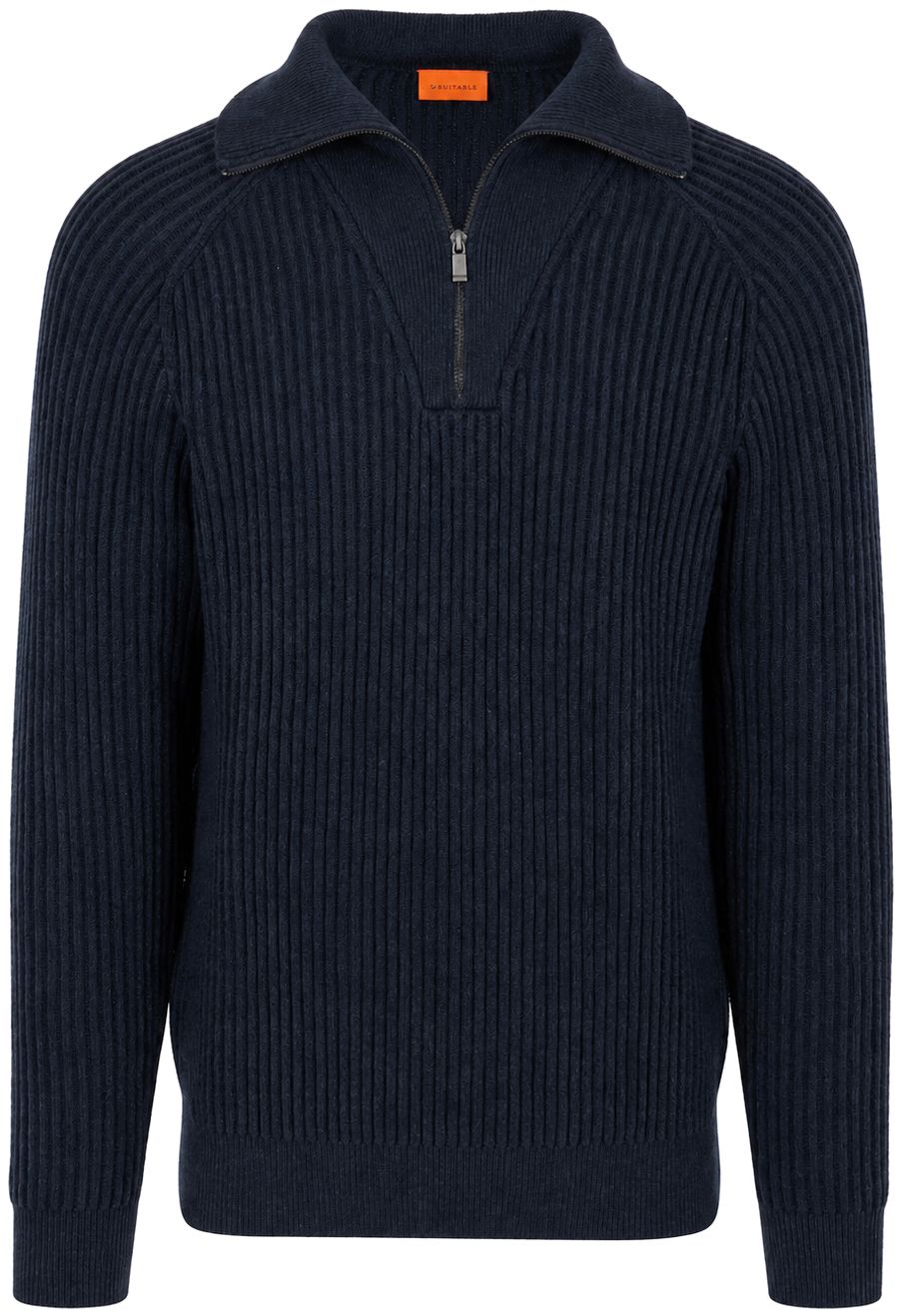 Suitable Half Zip Pull Sailor Wool Blend Marine PU-SAIL-STBL-26.01 commander en ligne | Suitable