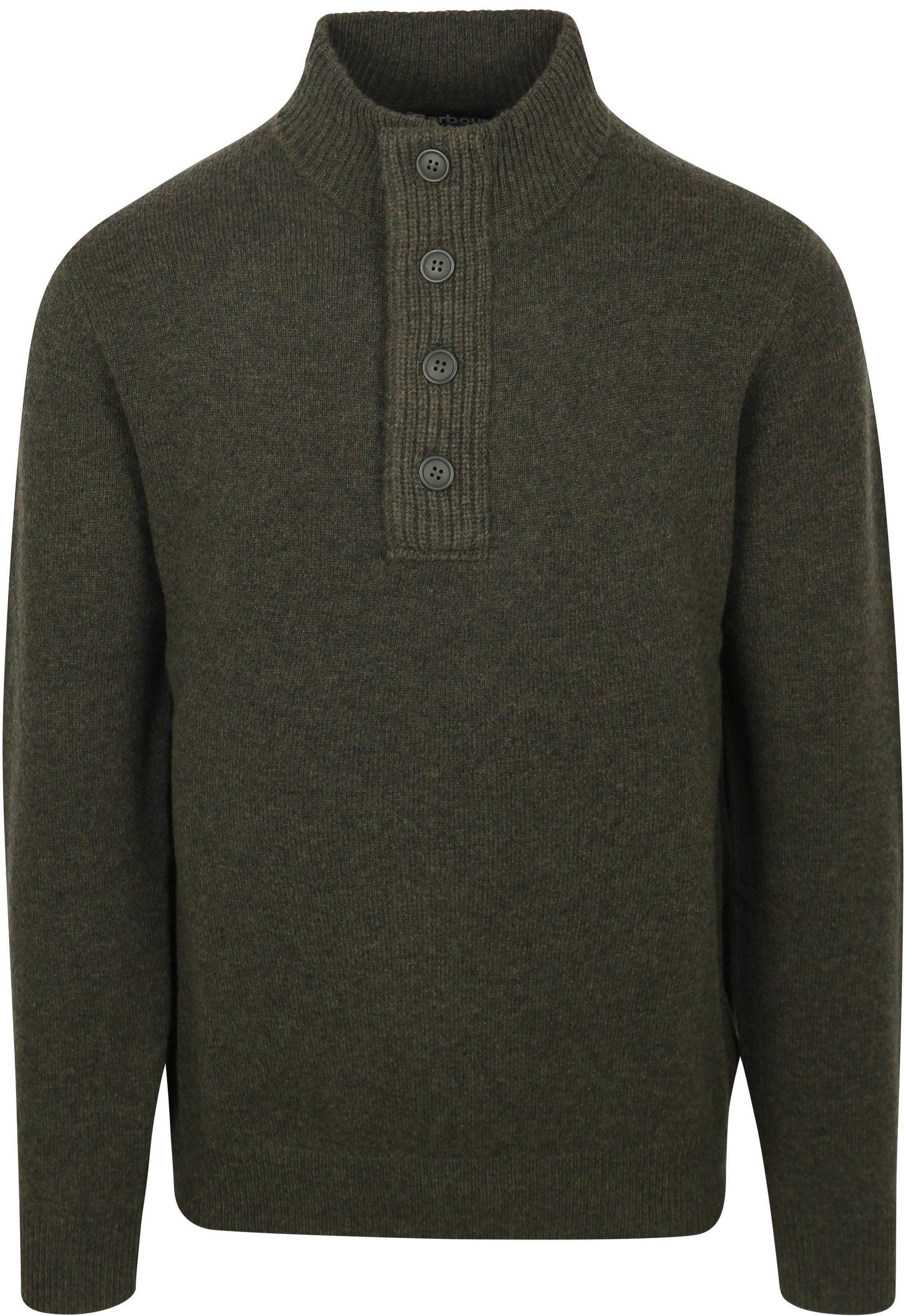 Barbour Sweater Wool Patch Green order online | MKN0585-GN73 | Suitable Greece