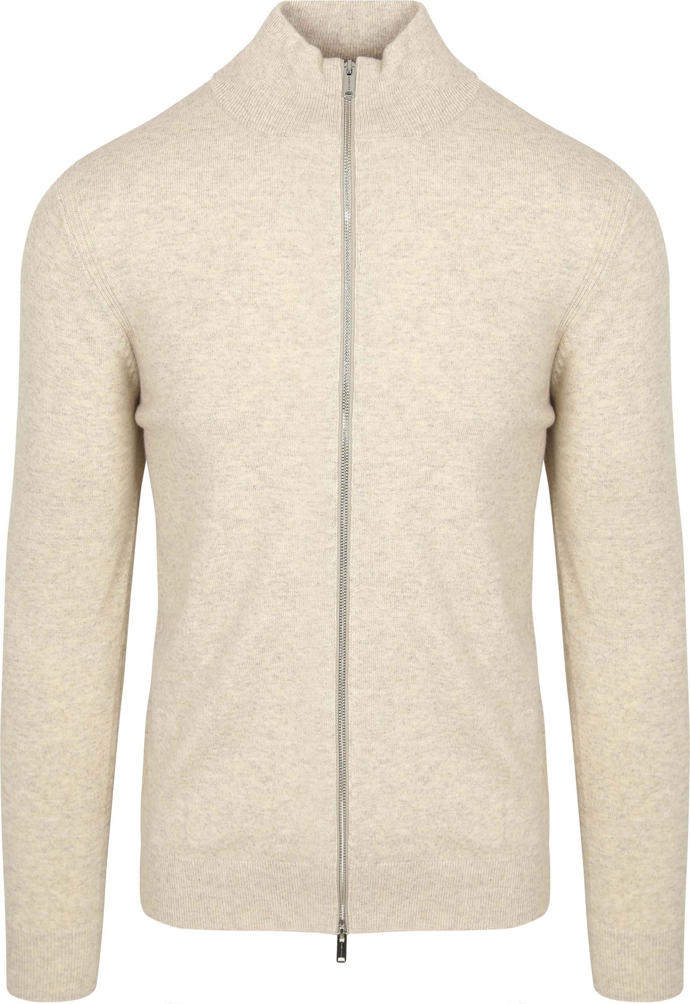 Profuomo Vest Merinowol Ecru PPVJ30025A-F