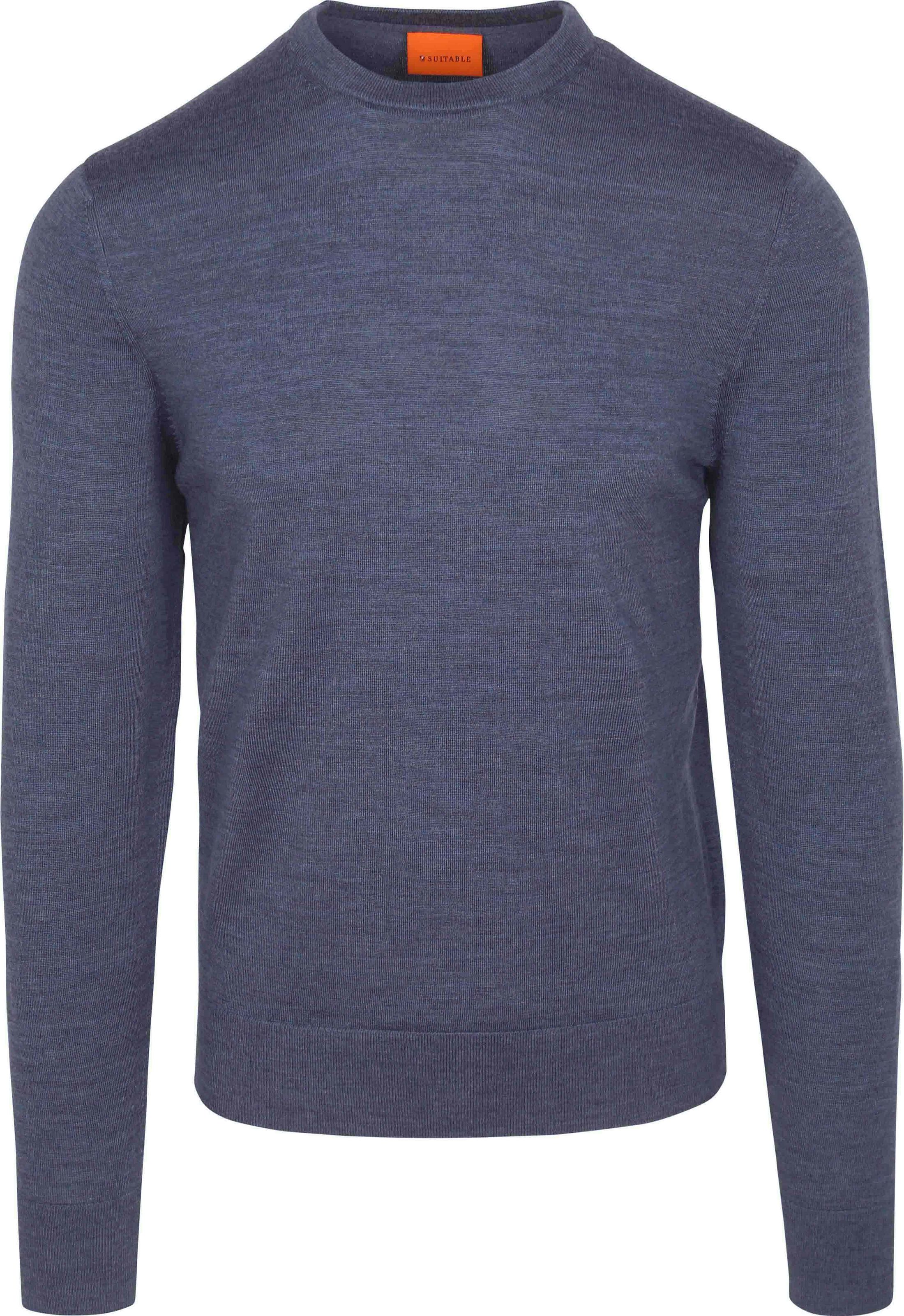 Suitable Maglione Blu PU-MRI-O-24 195421 Denim 