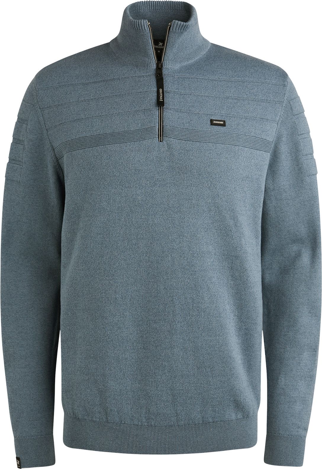 Vanguard Pullover halber Reißverschluss strukturiert Hellblau kaufen | VKW2509330-5409 | Suitable