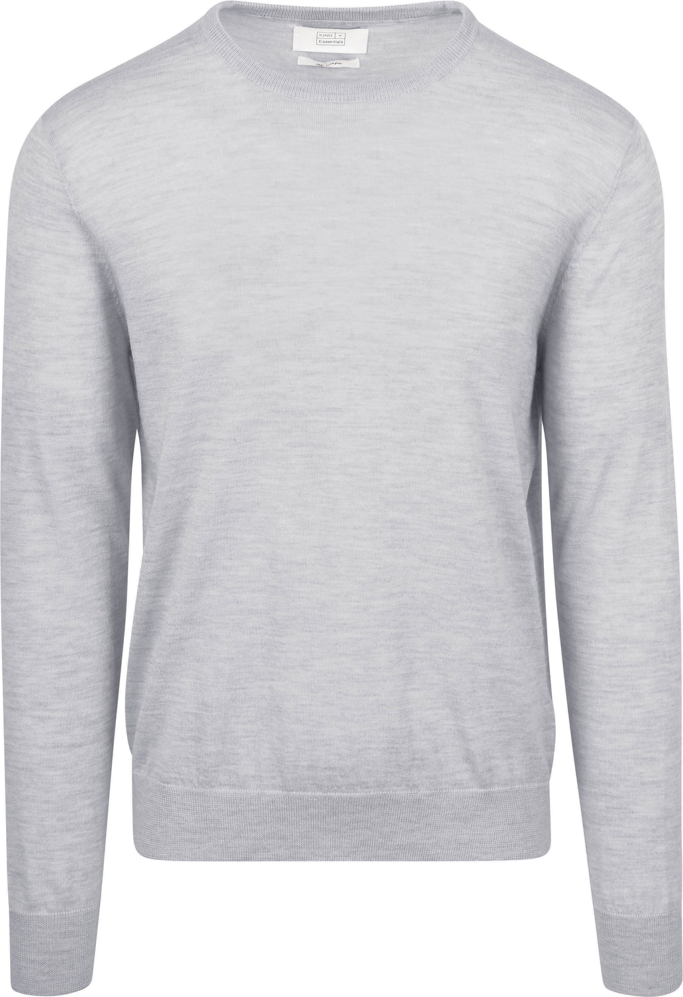 KING Essentials Sweter Szary KM111030001-C001T 