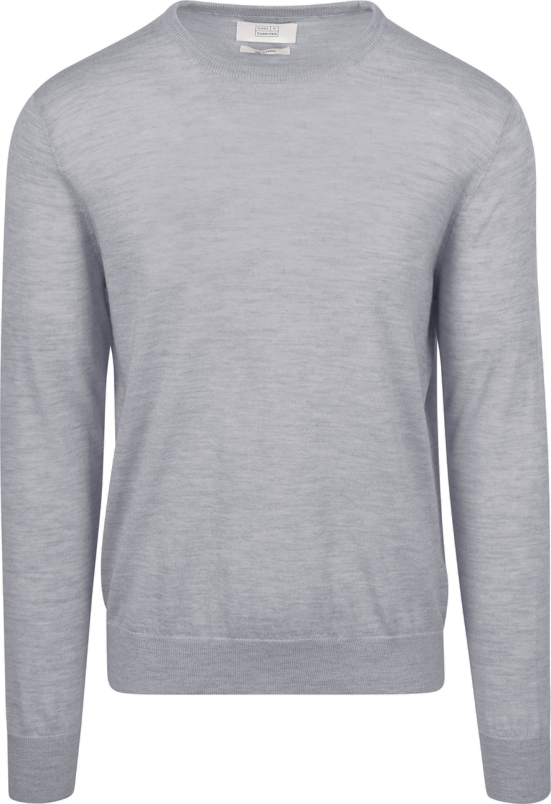 KING Essentials Sweter Szary KM111030001-C002T 
