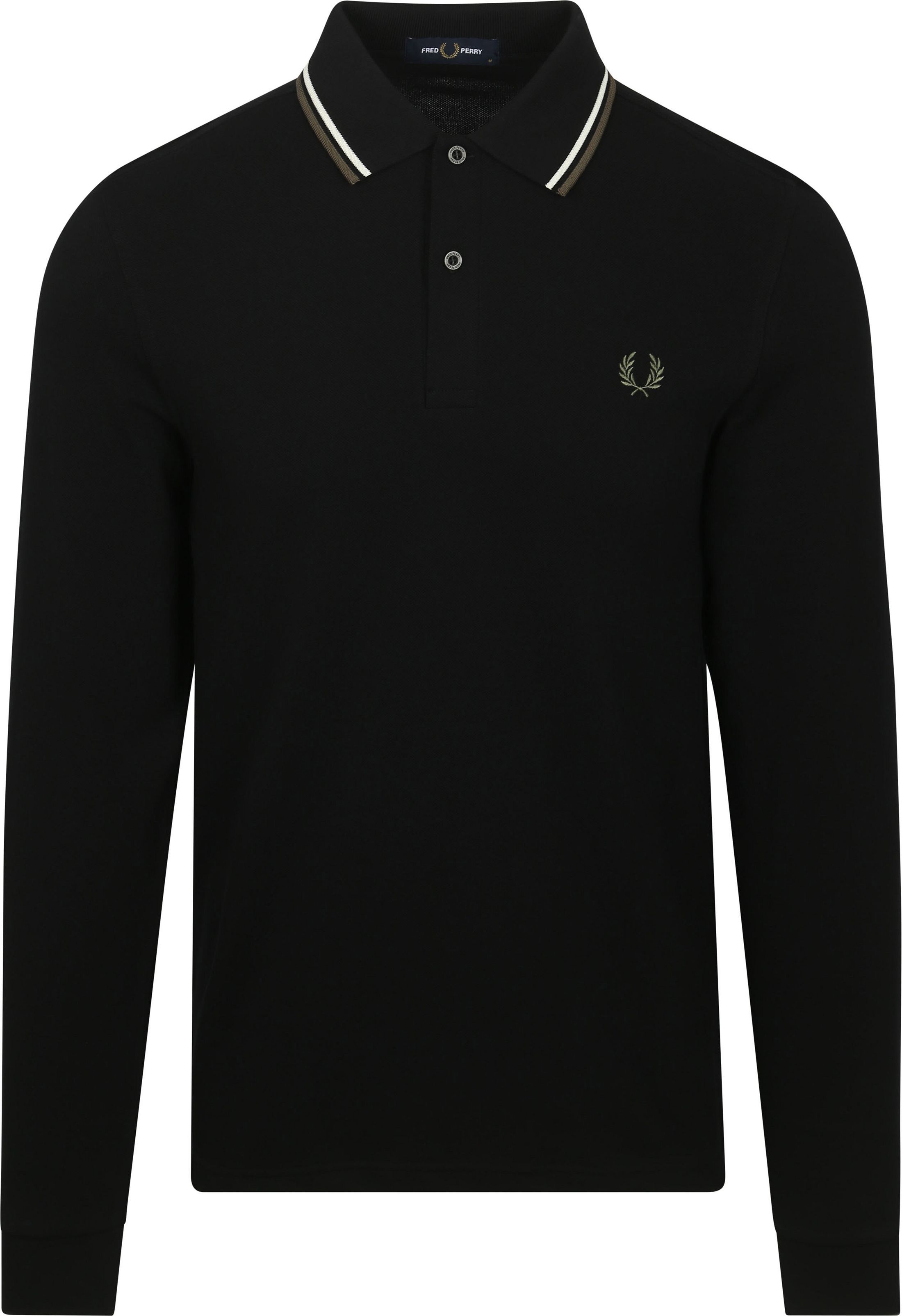 Fred Perry Langermet Polo Svart W54 M3636-W54