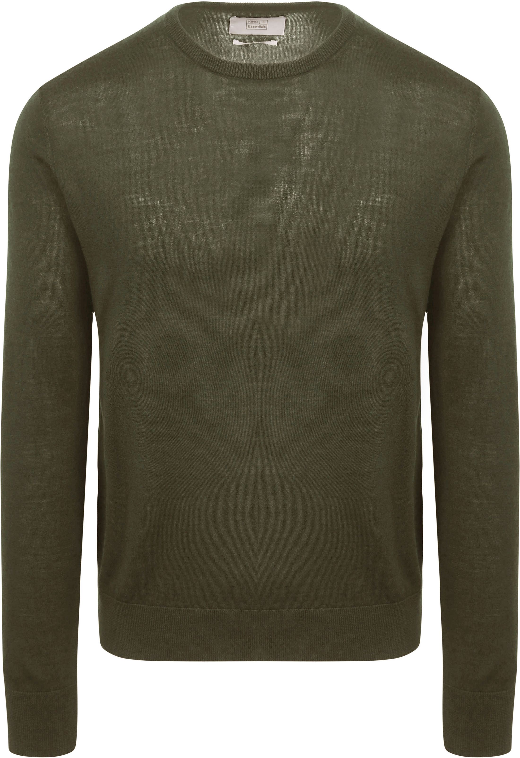 King Essentials Den John Genseren Merino Army Grønn KM111030001-G010T