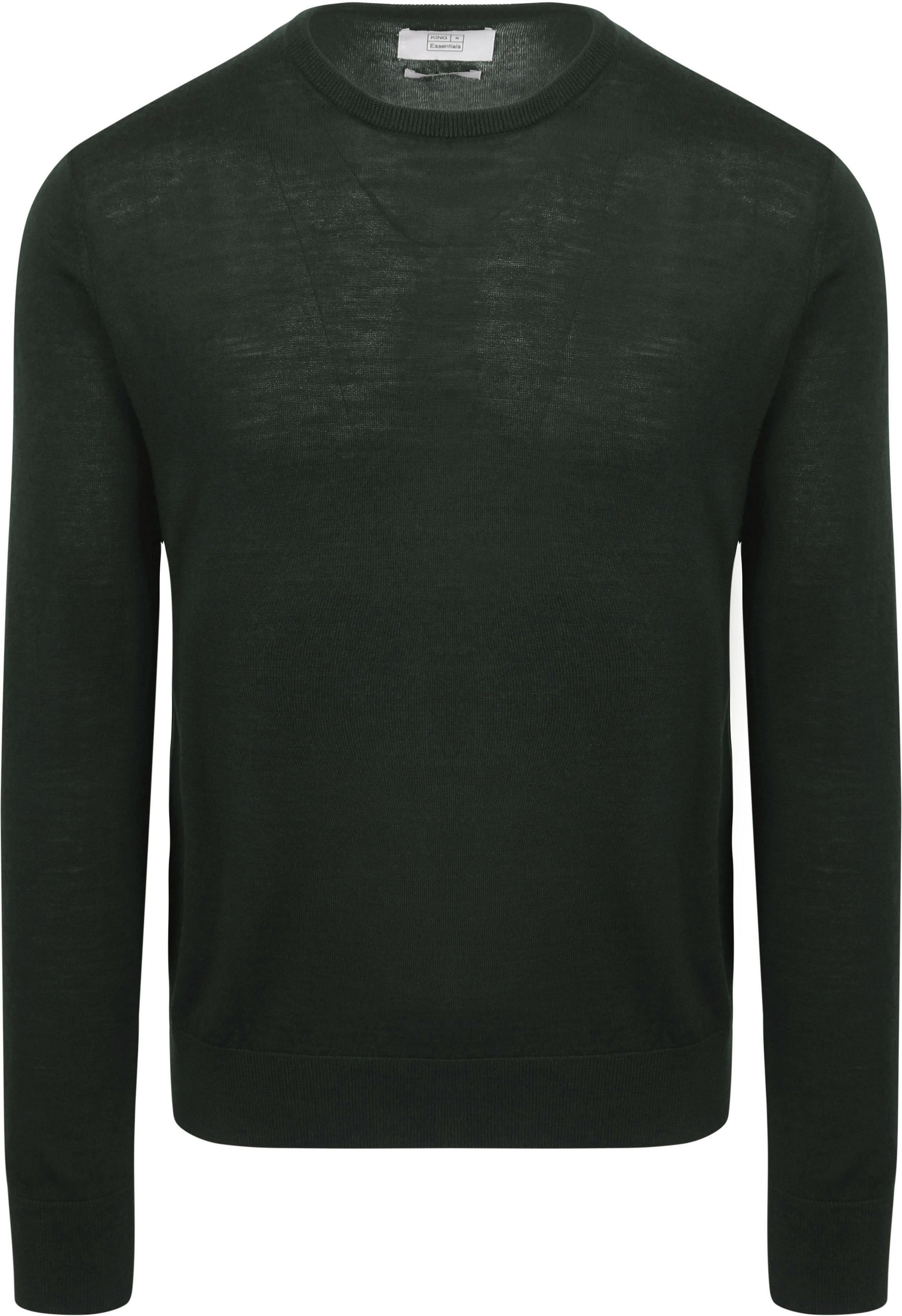 King Essentials The John Pullover Merino Dunkelgrün KM111030001-G035T kaufen | Suitable