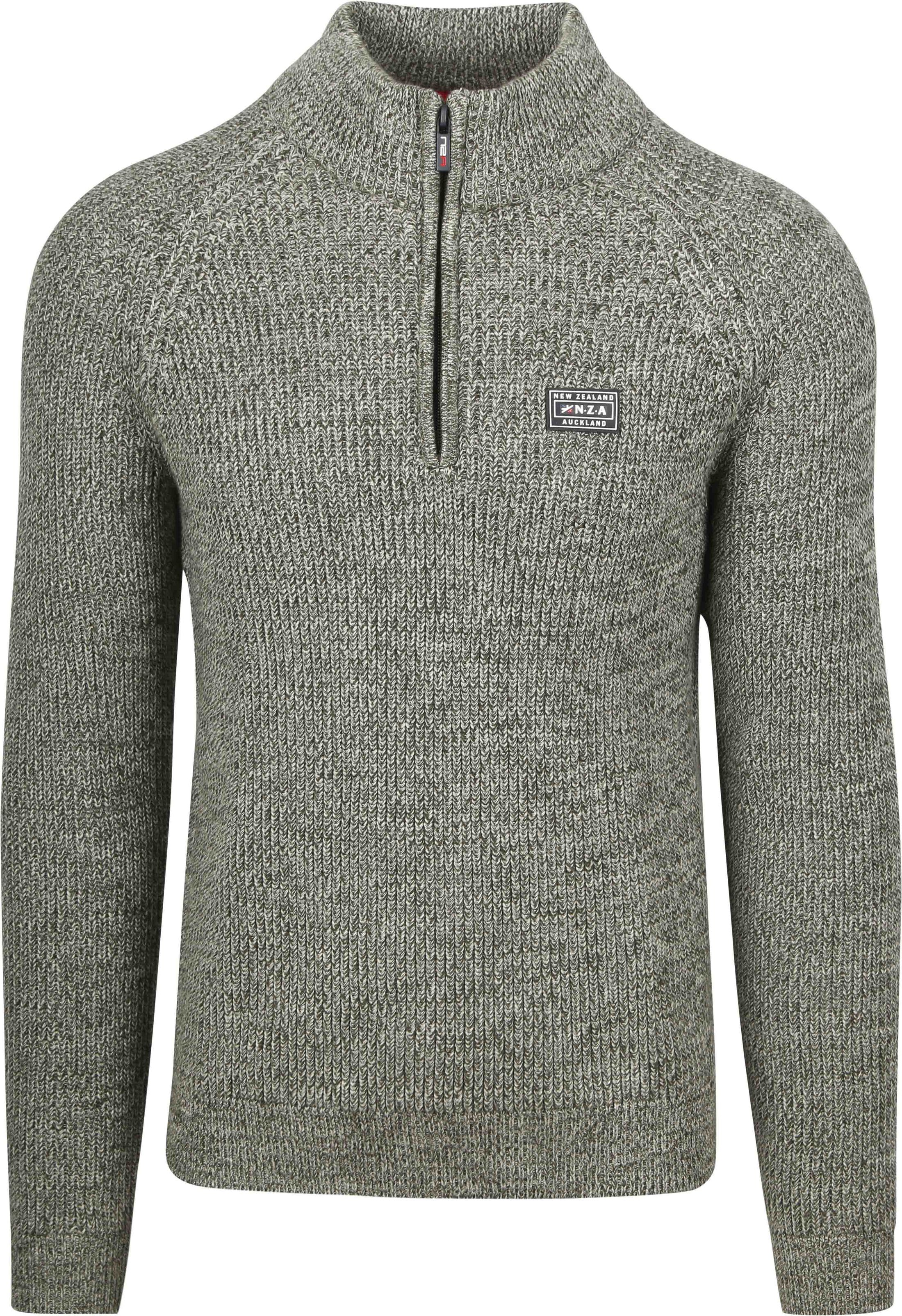 New Zealand Auckland Sweter Zielony 24HN472-1734 
