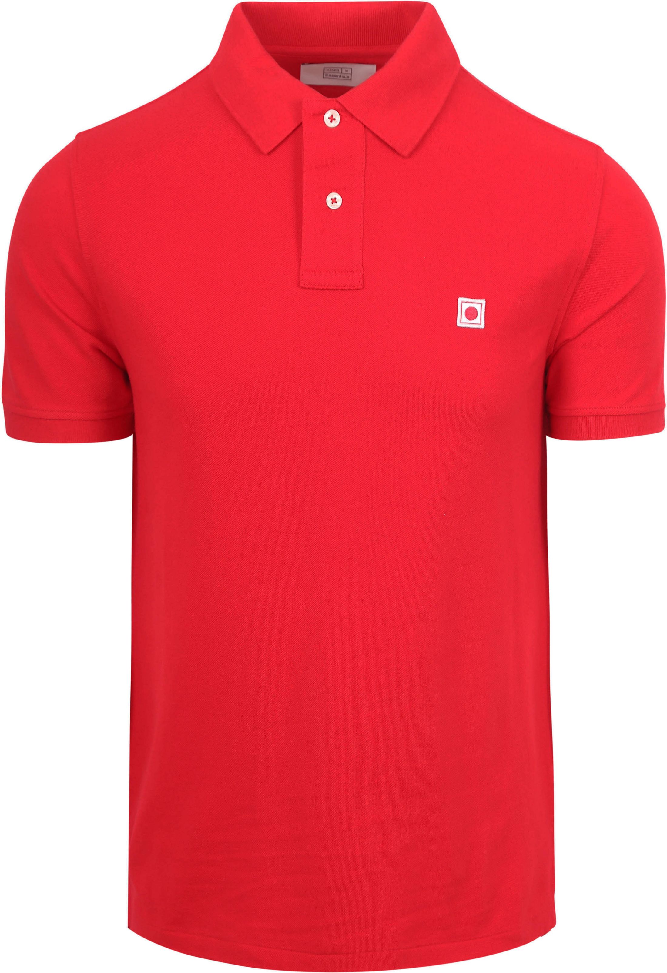 King Essentials The Rene Polo Shirt Red order online | KM111050003-R011T | Suitable Liechtenstein