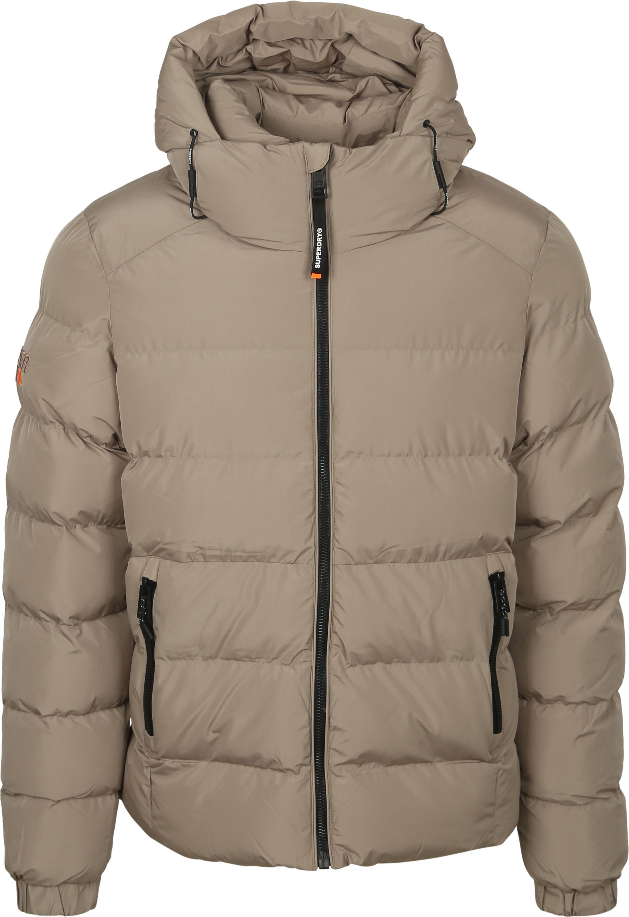 Superdry Pufferjacke Hooded Greige M5011905A-9UN kaufen | Suitable