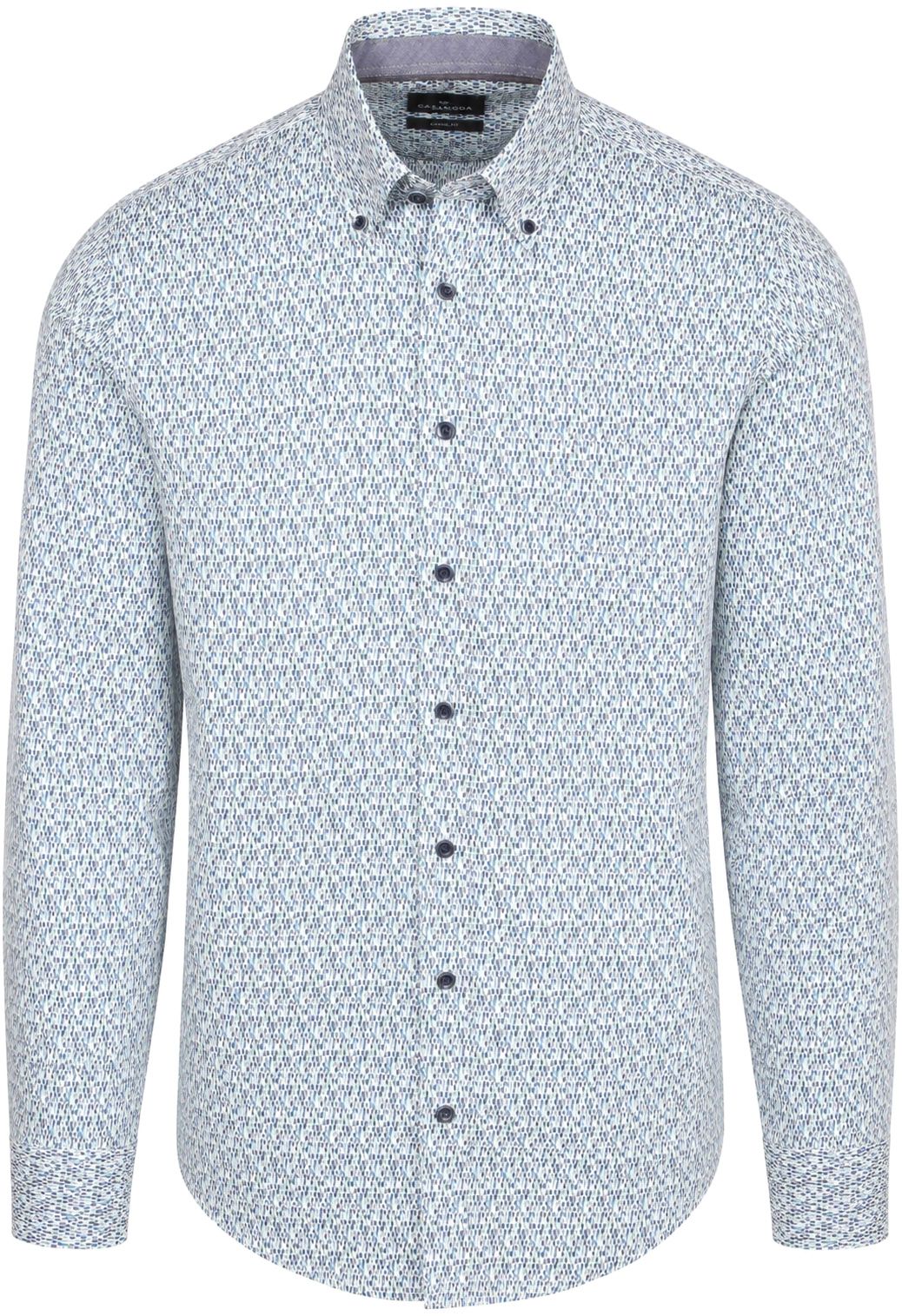 CASAMODA Shirt Print Blue and Green order online | 126132490-100 | Suitable Liechtenstein