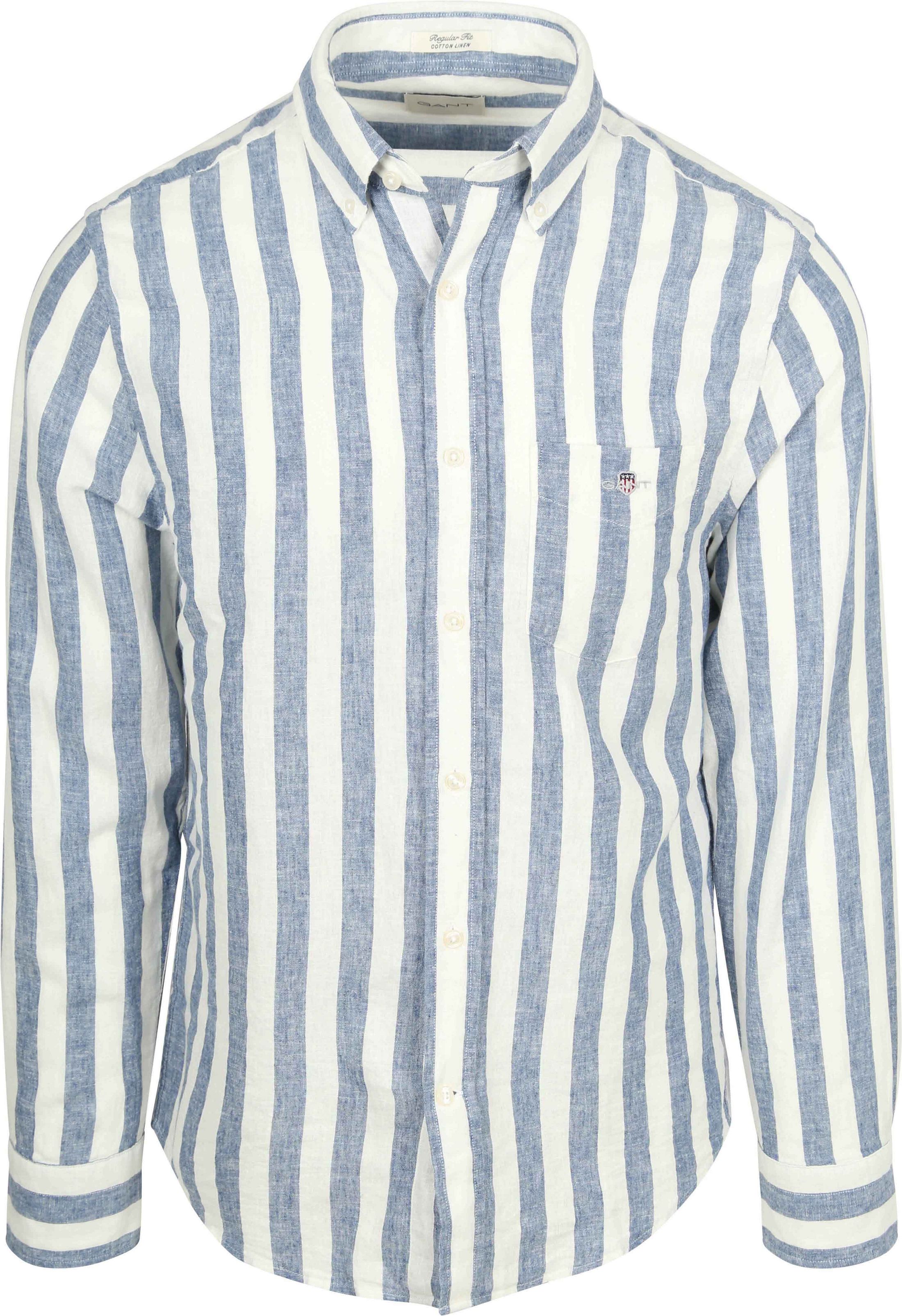 Gant Cotton Linen Shirt Stripe Blue order online | Suitable Slovenia