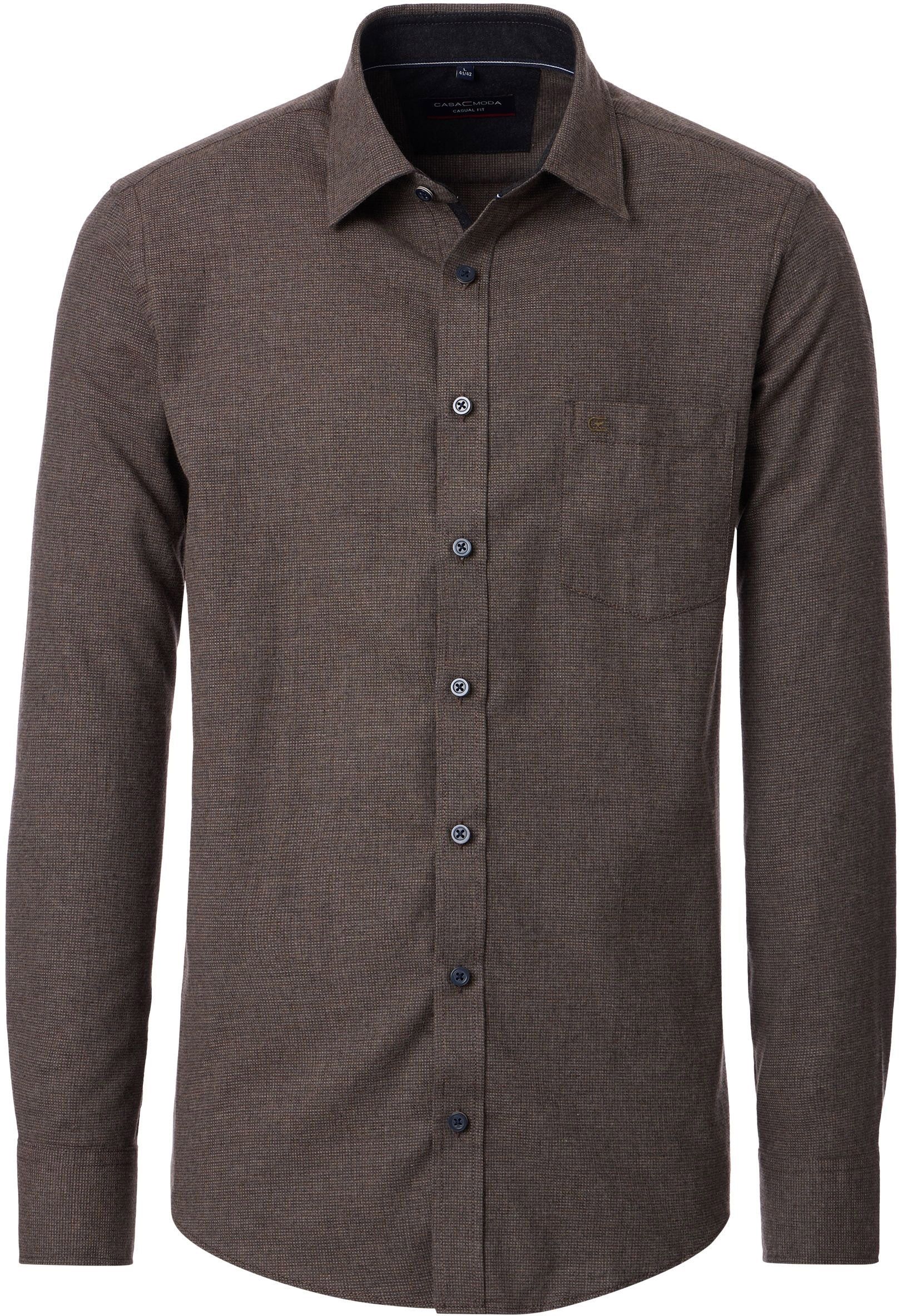 Casa Moda Casual Shirt Structure Brown order online | Suitable Lithuania