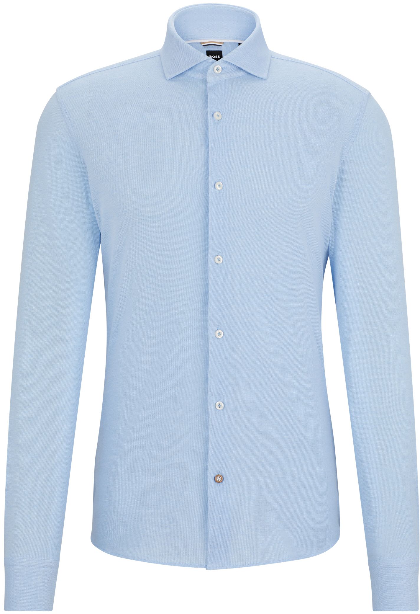 BOSS Hal Skjorte Jersey Lyseblå 50513647-450