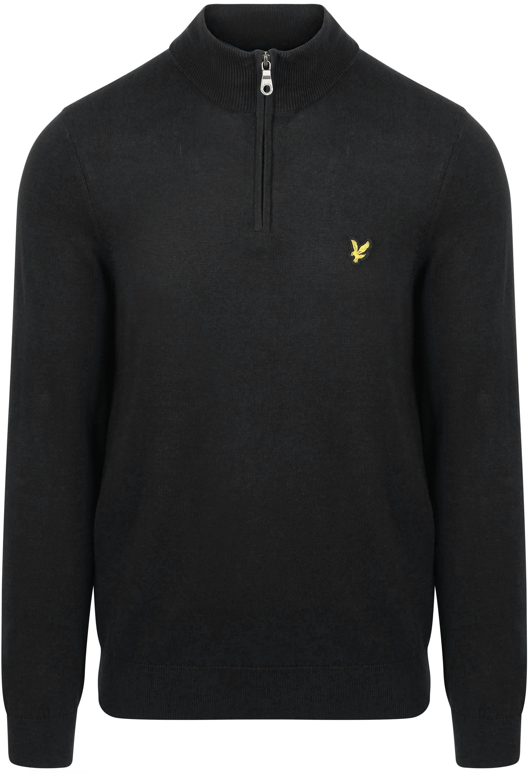 Lyle & Scott Half Zip Pullover Zwart KN2331V-Z865 kopen | Suitable