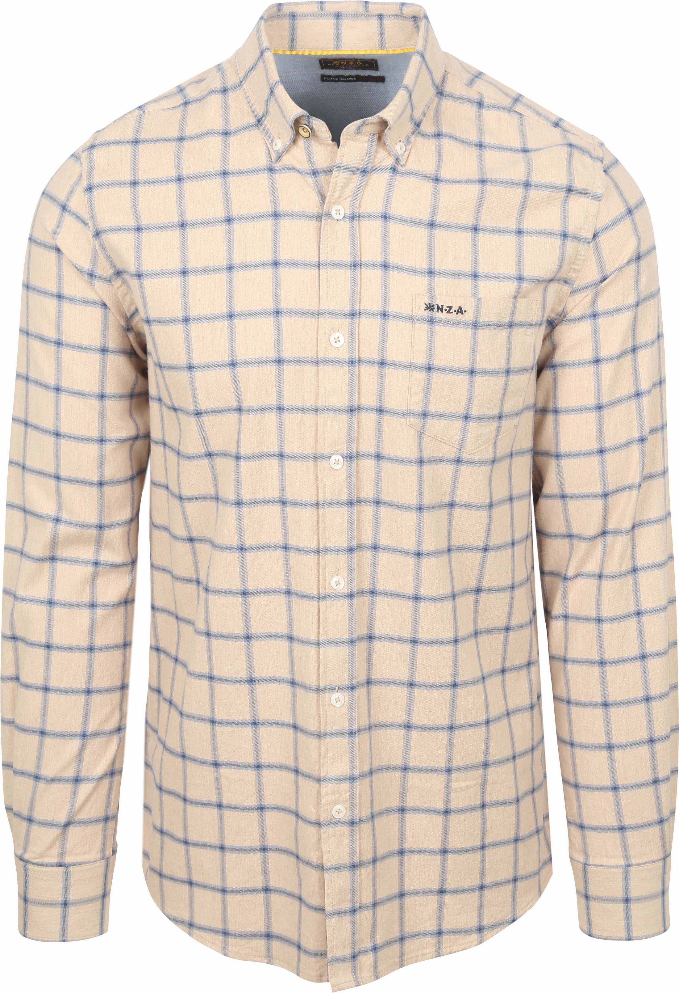 NZA Chemise Armando Flanel Beige À Carreaux 25HN527-1170 commander en ligne | Suitable