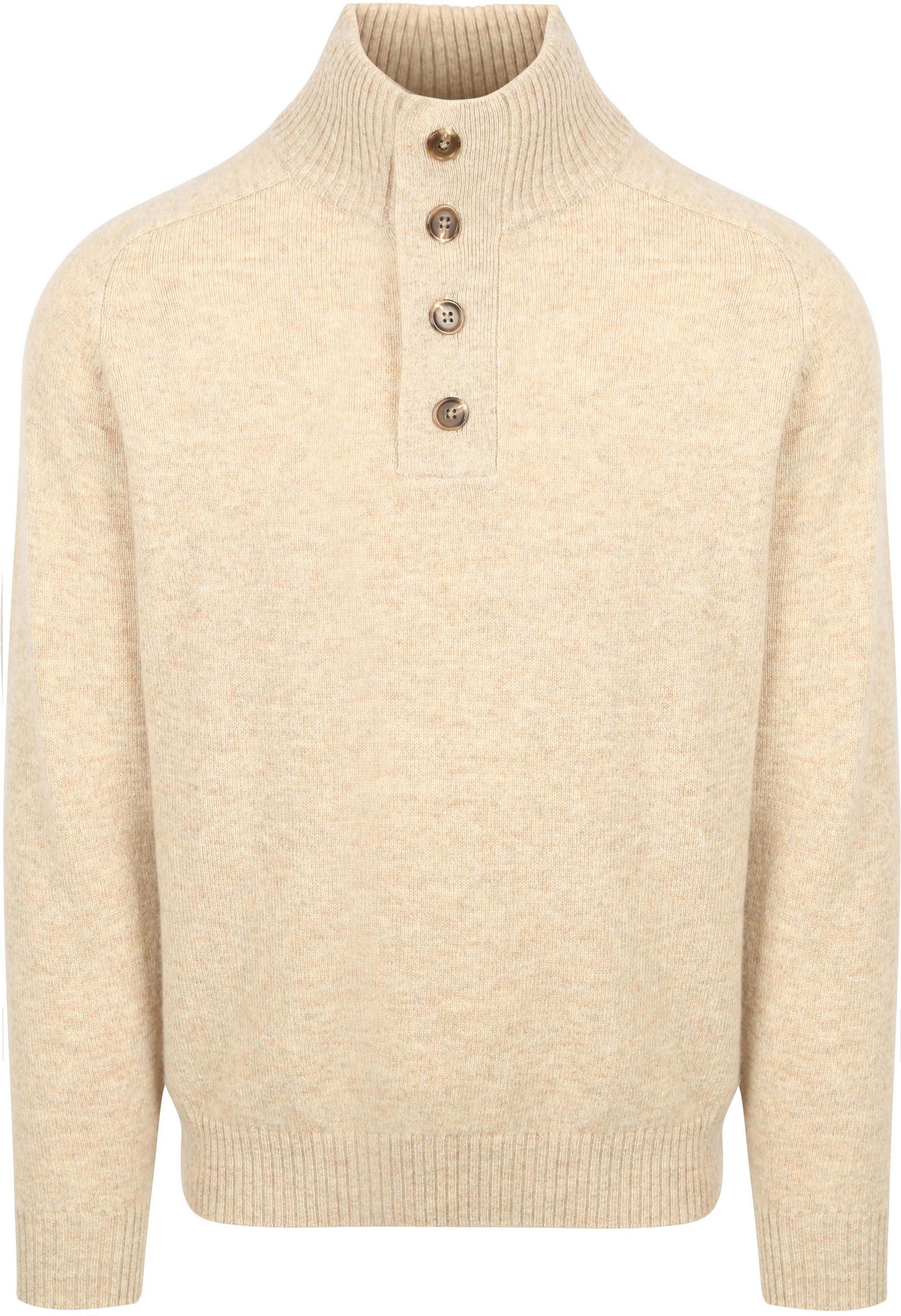 Steppin' Out Mocker Pullover Lambswool Ecru order online | PU-LMBS-MB-SO-25.02 Ecru Moonbeam | Suitable Hungary