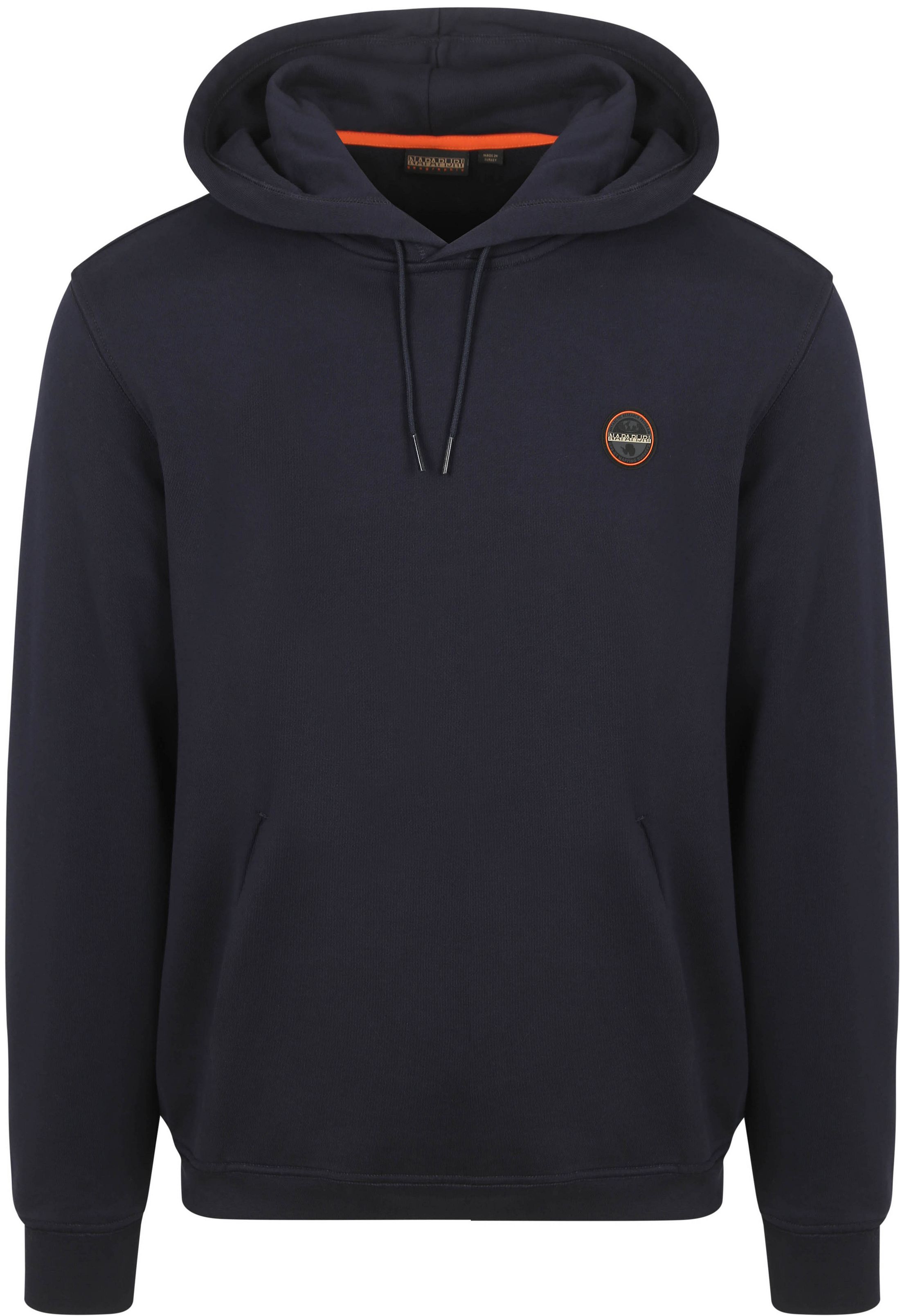 Napapijri Badge Hoodie Blå NP0A891L1761