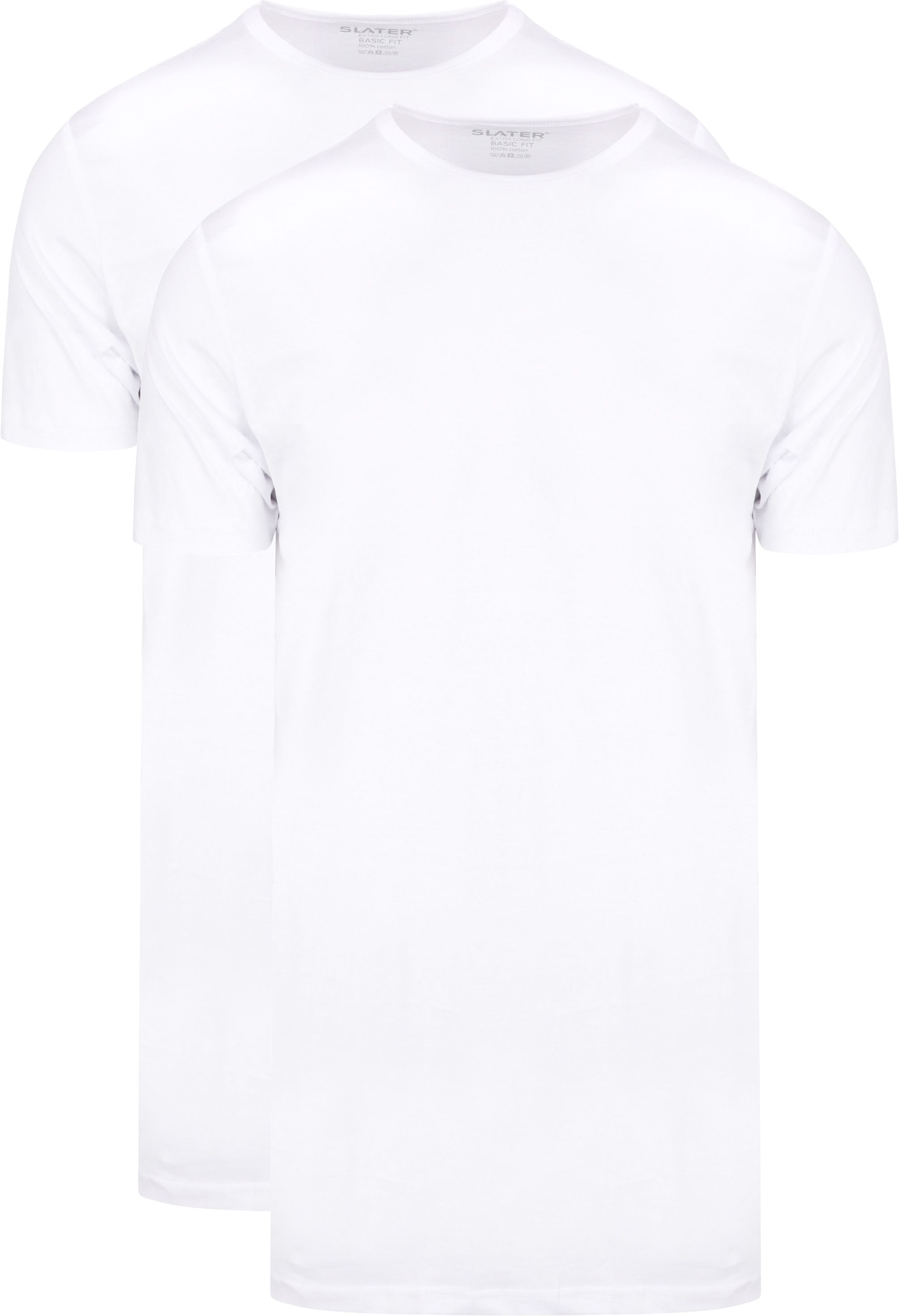 Slater T-shirt Bianco 7700 2-pack