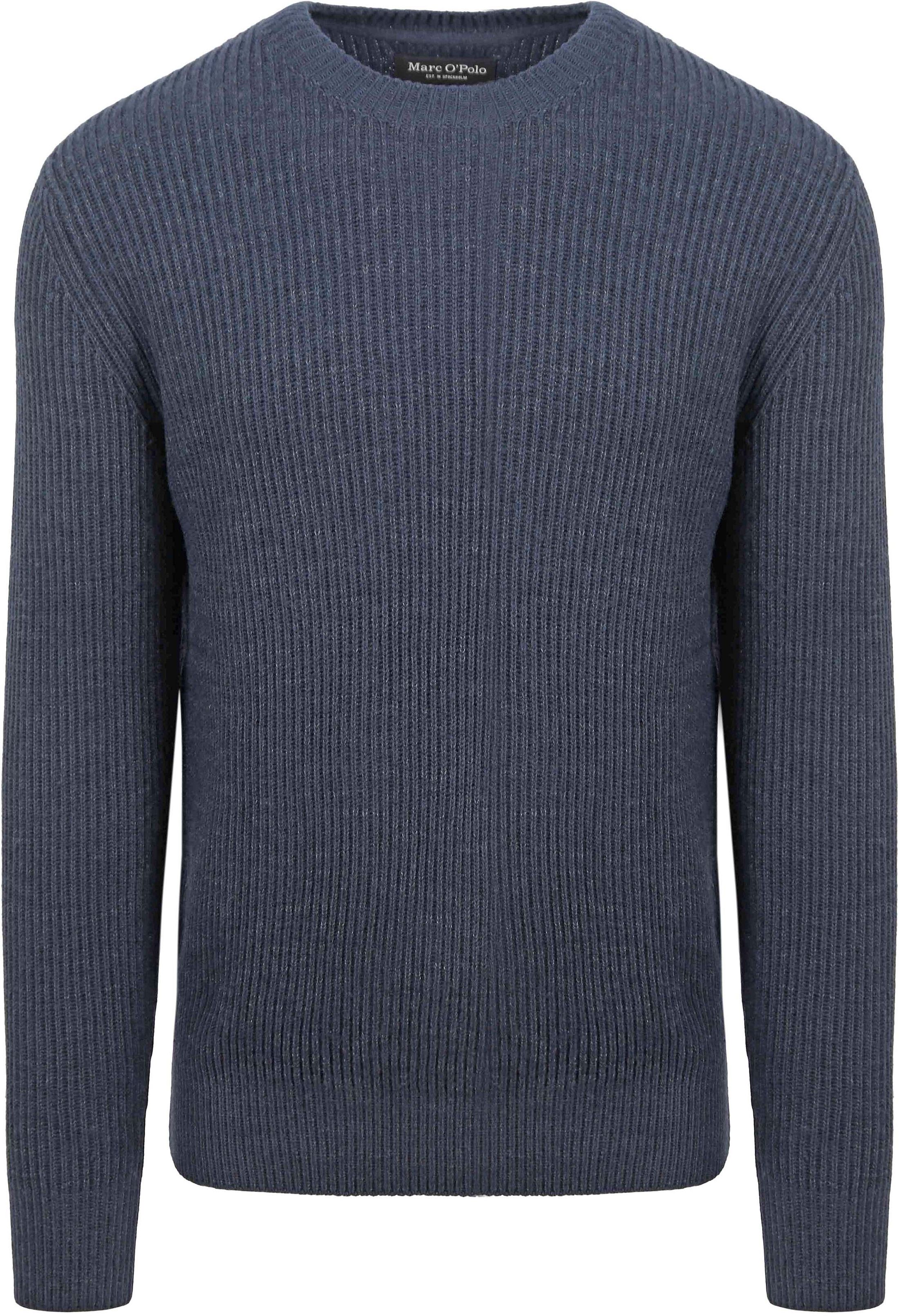 Marc O'Polo Pullover Wol Blend Navy 331507160178-898 kopen | Suitable
