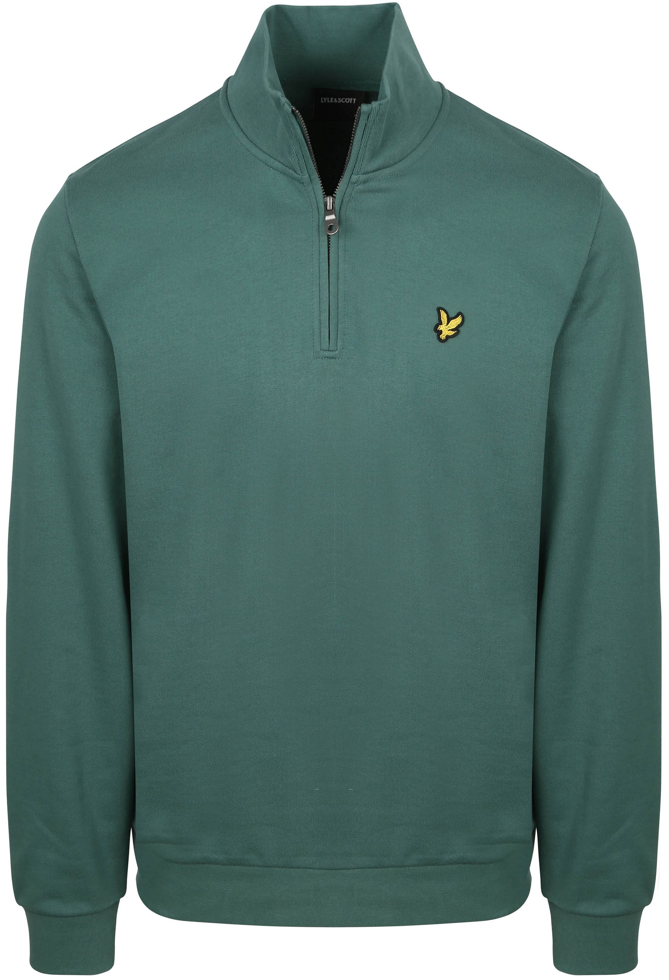 Lyle & Scott Sweat Half Zip Everglade Green order online | Suitable