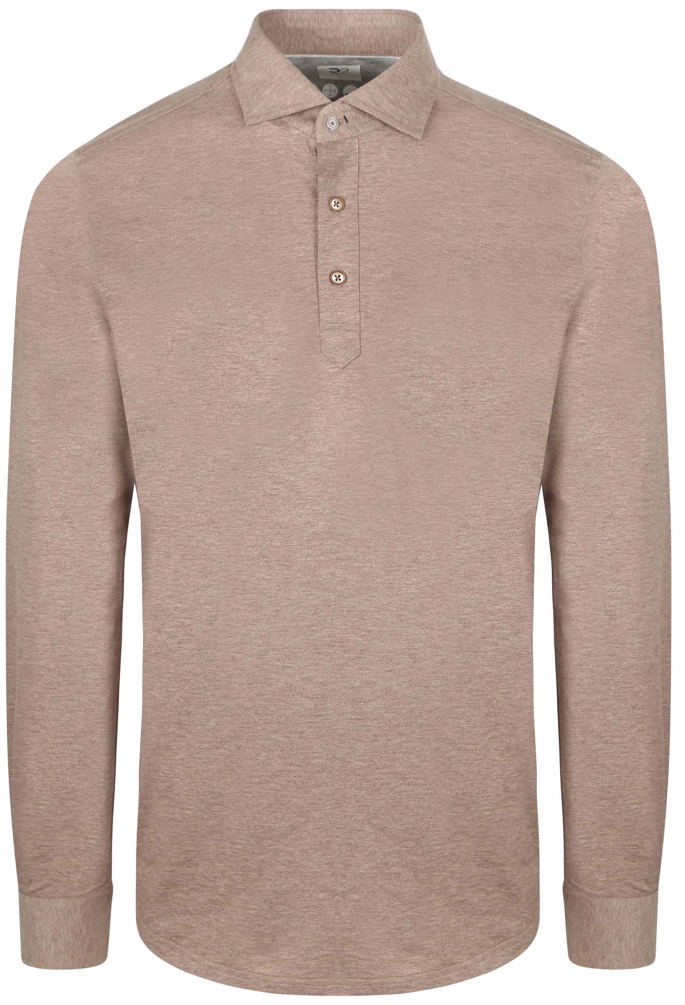 R2 Amsterdam Polo Beżowy 130.SHIRTPOLO.028-045 