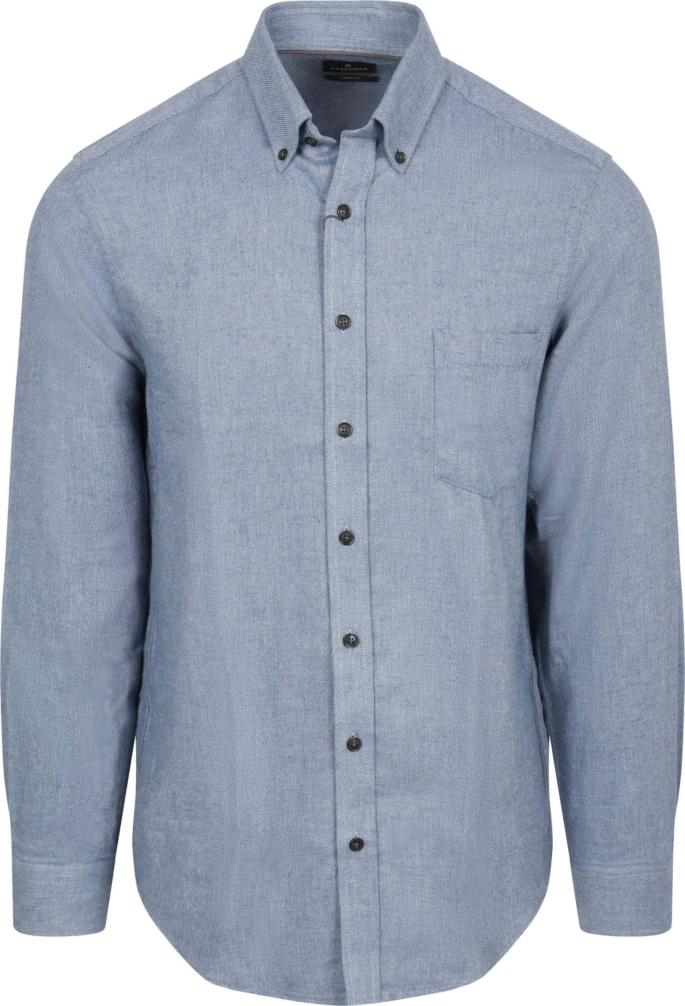 CASAMODA Freizeithemd Faux Uni Blau 126132510-100 kaufen | Suitable