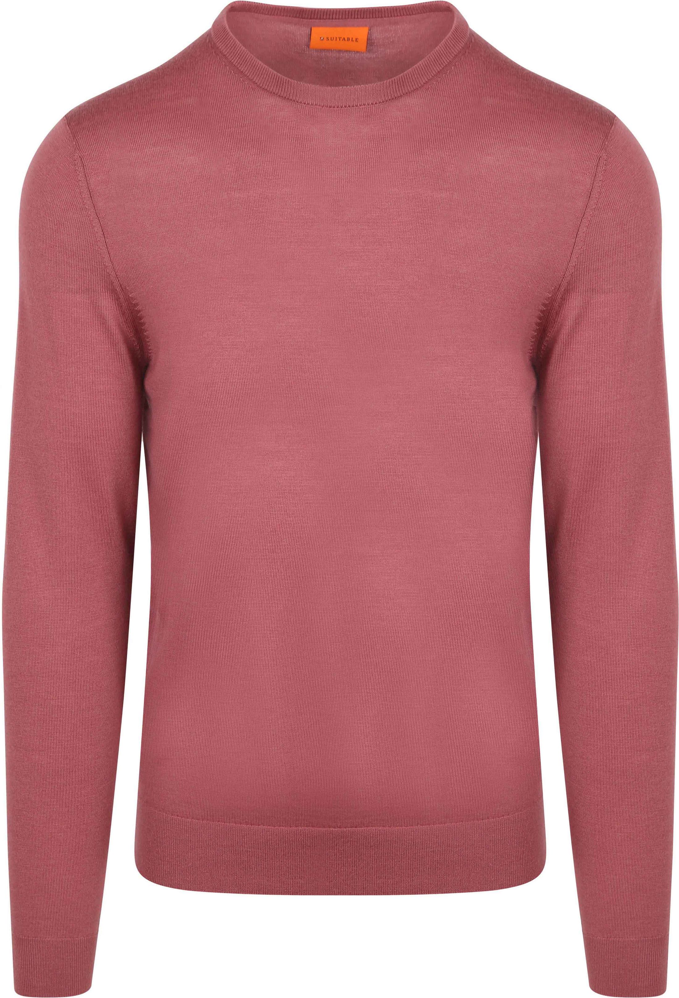Passande Merino Pullover Mauve PU-MRI-O-26 - 4E6017 Old Pink