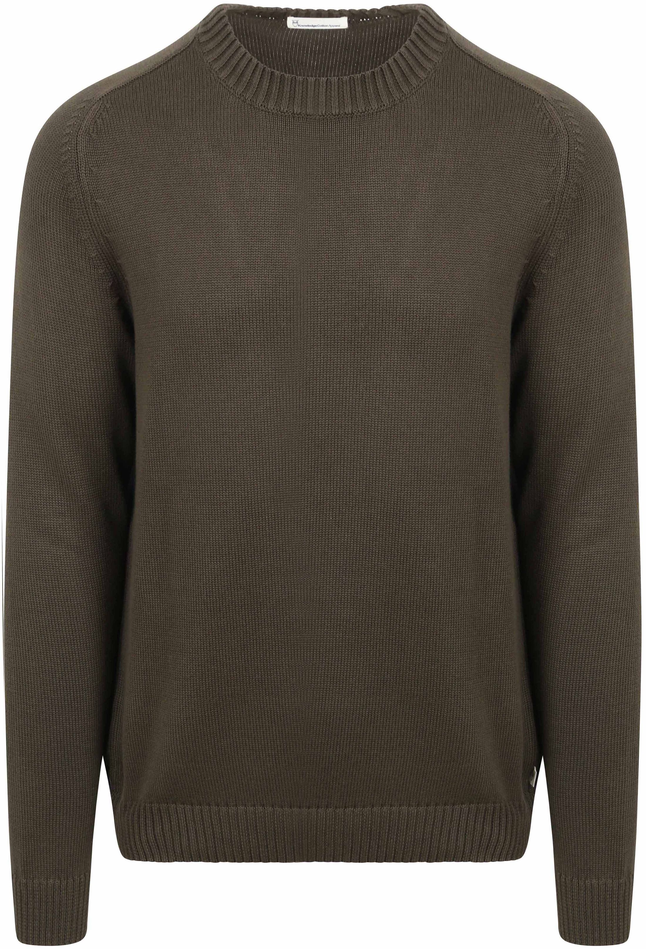 KnowledgeCotton Apparel Maglione Verde 1080032-1090 